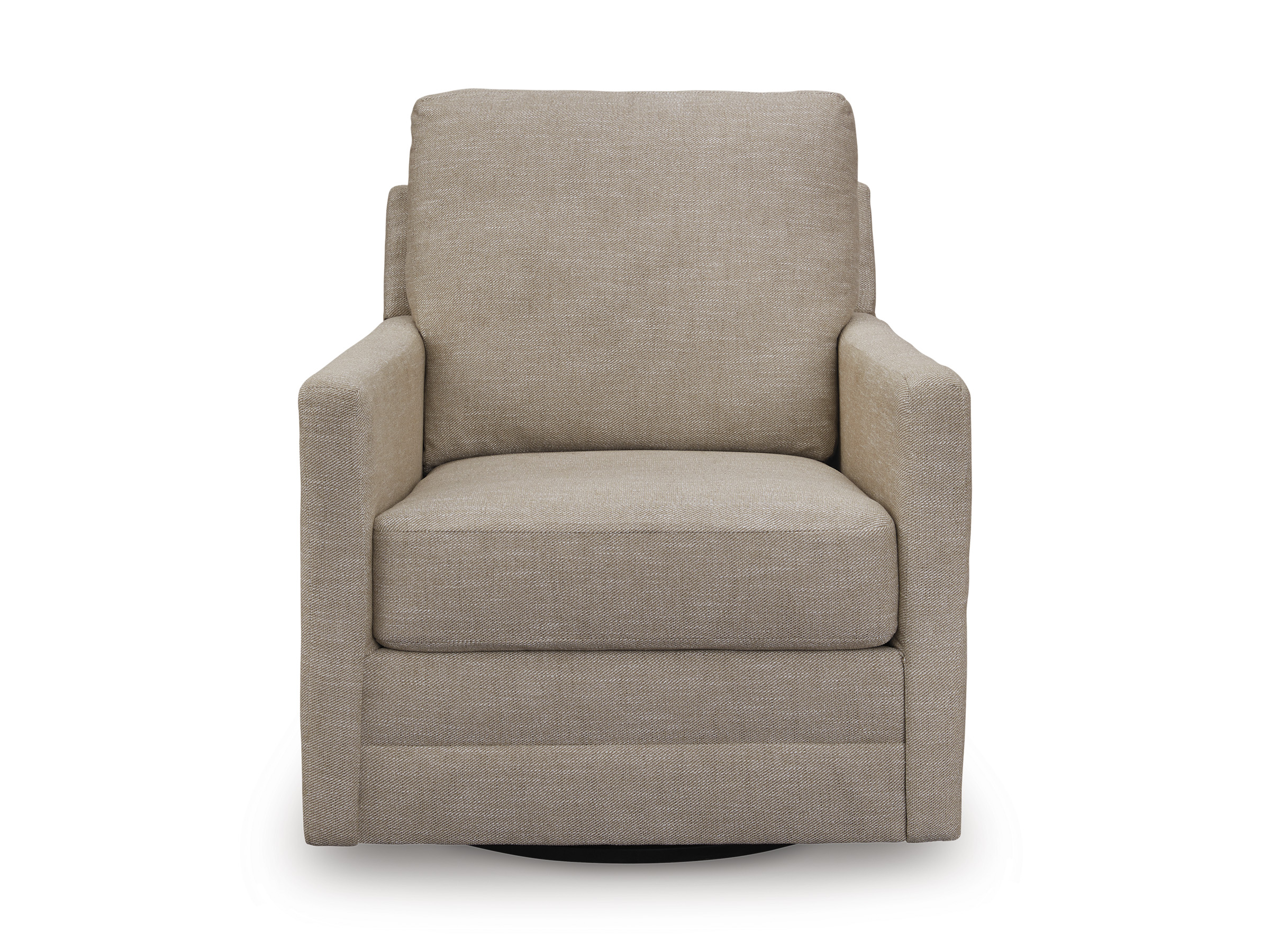 Freybourne Next-Gen Nuvella Polyester Swivel Accent Chair