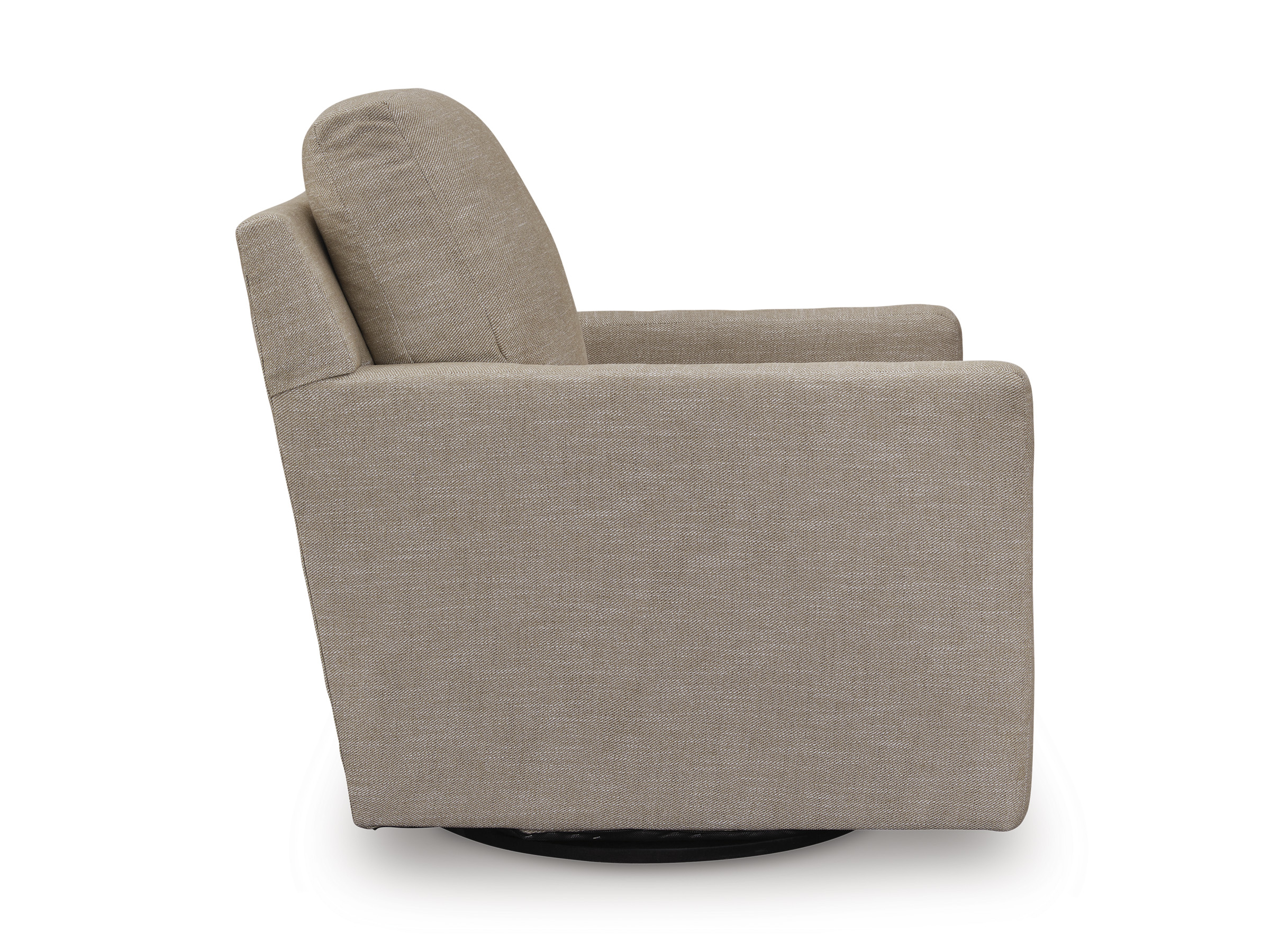 Freybourne Next-Gen Nuvella Polyester Swivel Accent Chair
