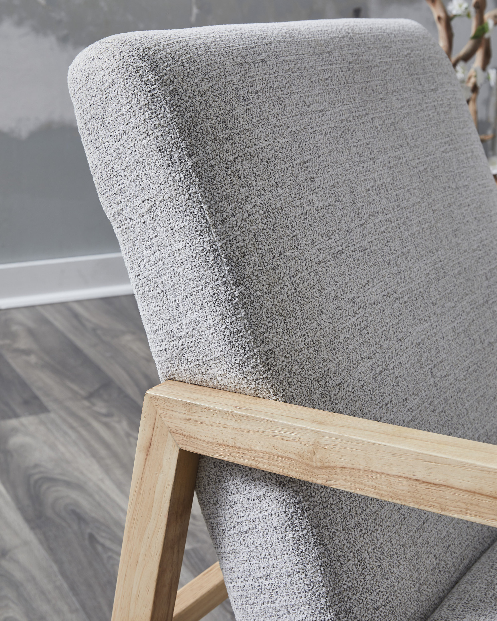 Wychworth Polyester/Wood Accent Chair