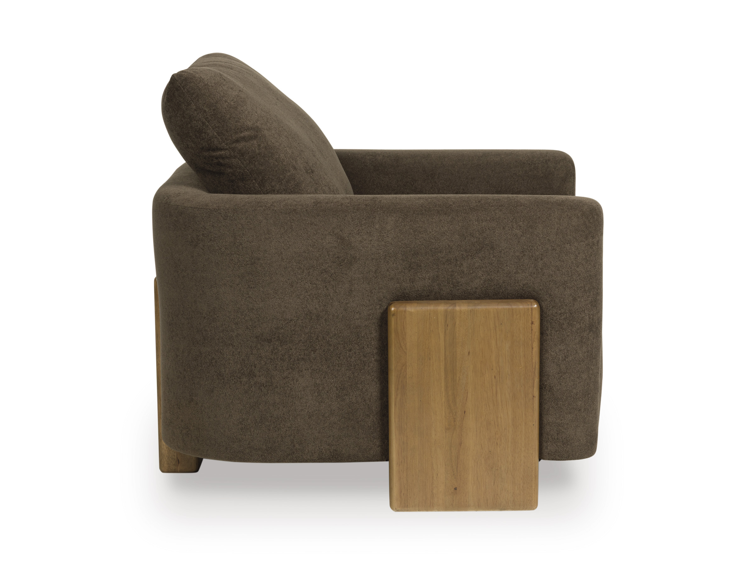 Dairlett Polyester/Wood Accent Chair