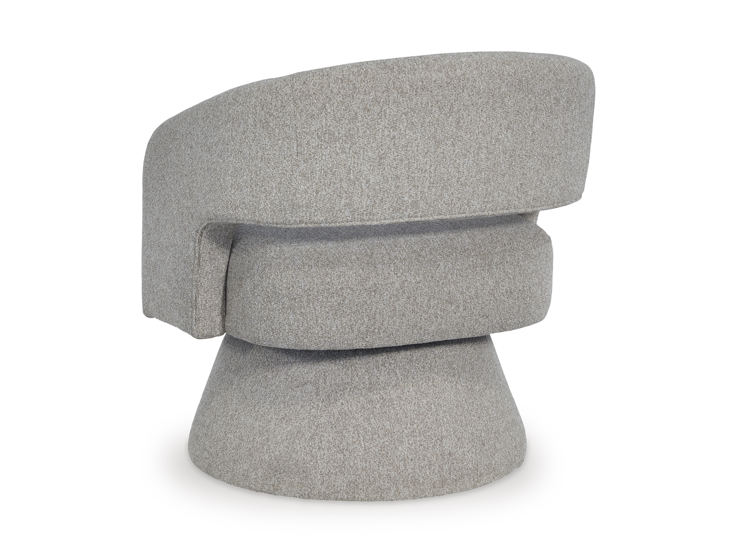 Nashkins Polyester Swivel Accent Chair
