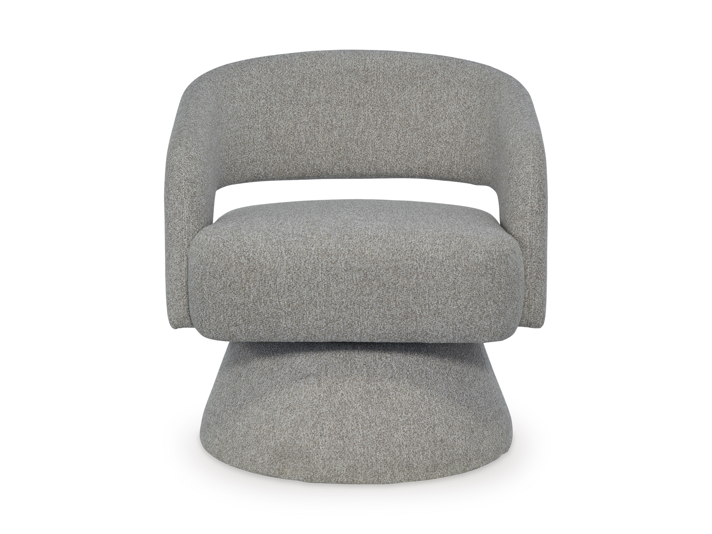Nashkins Polyester Swivel Accent Chair