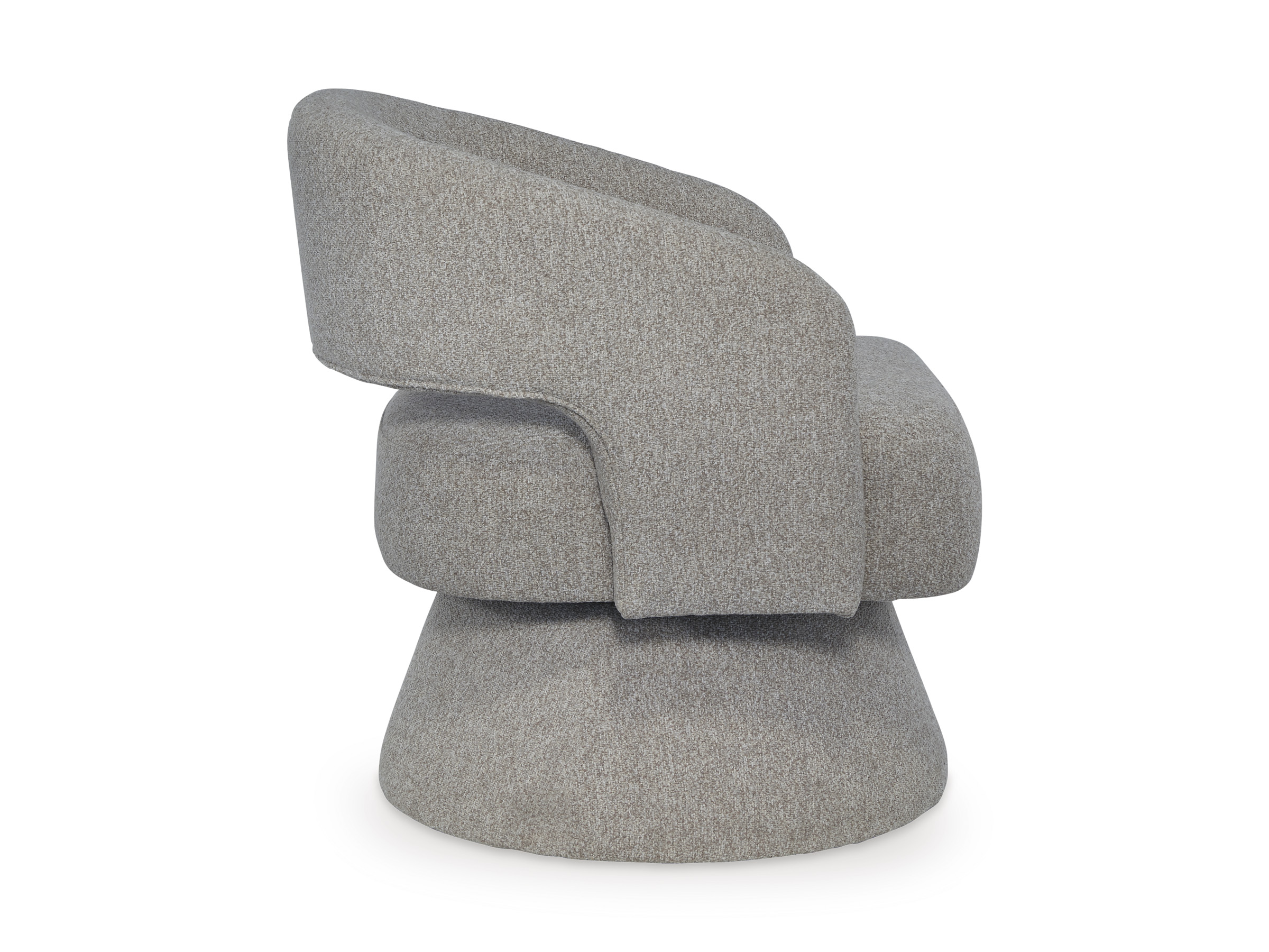 Nashkins Polyester Swivel Accent Chair