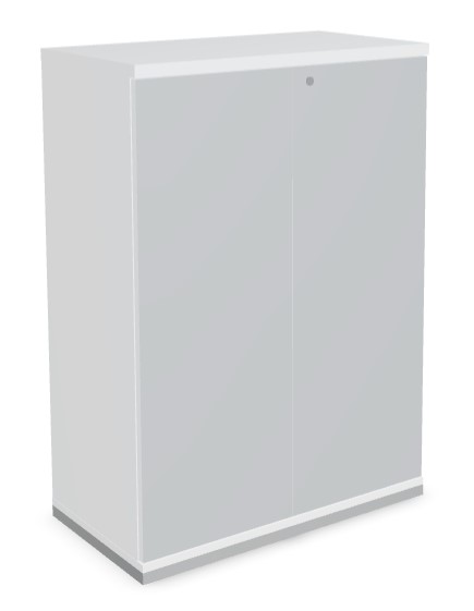Color Office H44.4" Storage Cabinet w/2 Lockable Doors