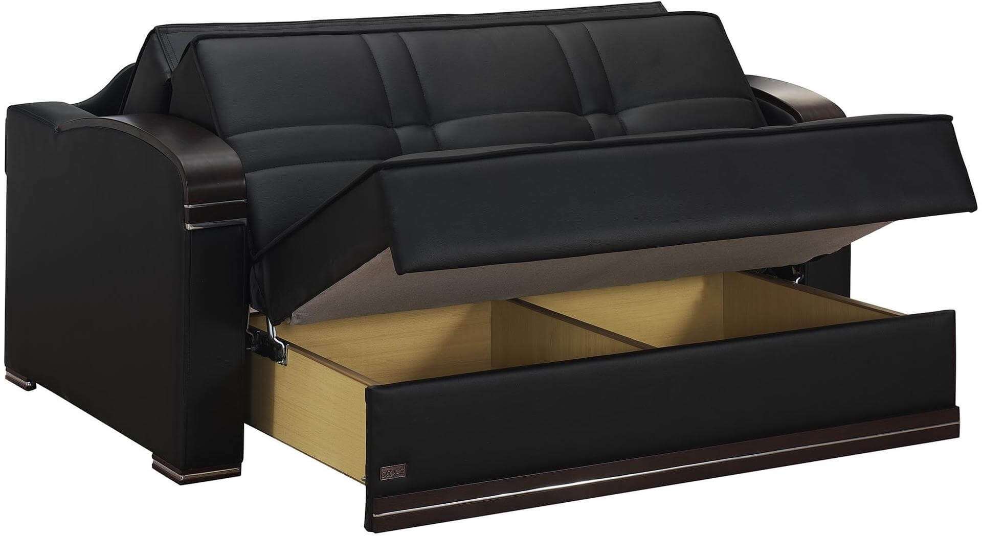 Westchester Bonded Leather Storage Loveseat