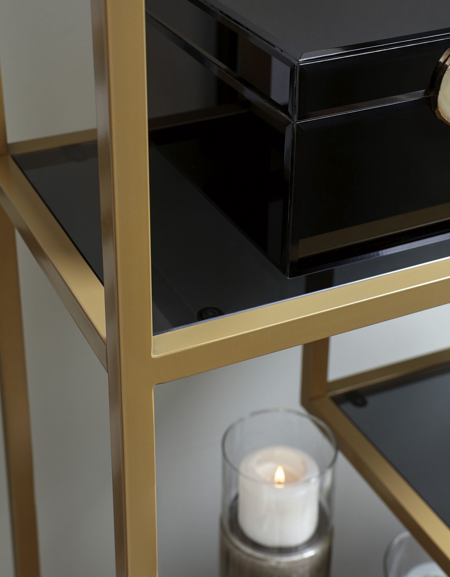 Frankwell Metal/Glass Bookcase