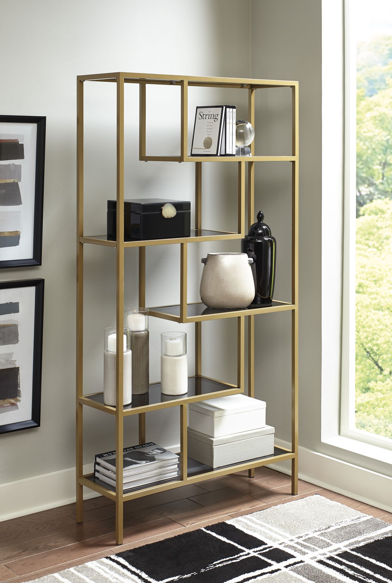 Frankwell Metal/Glass Bookcase