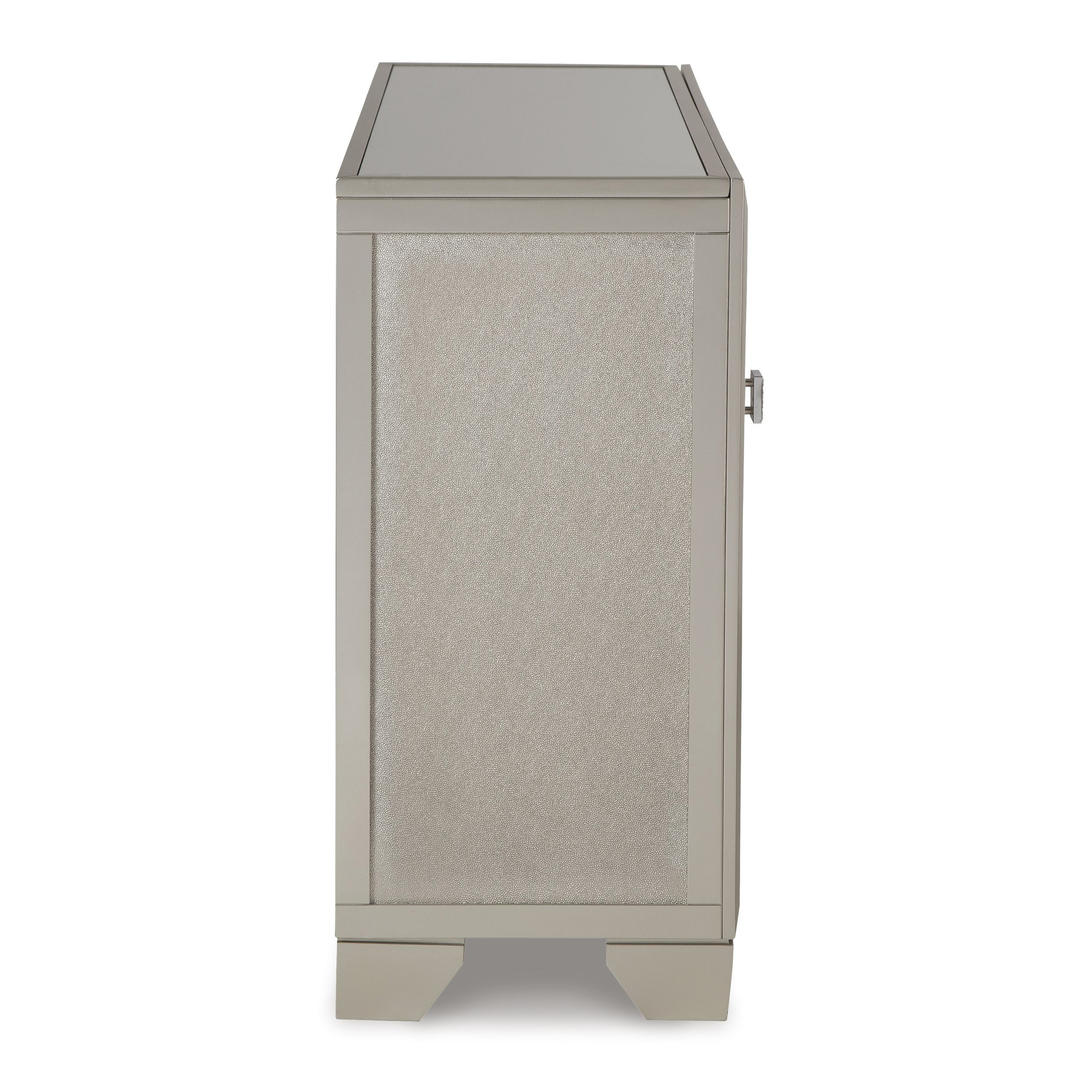 Chaseton 3-Door Accent Cabinet | Champagne Glam Storage