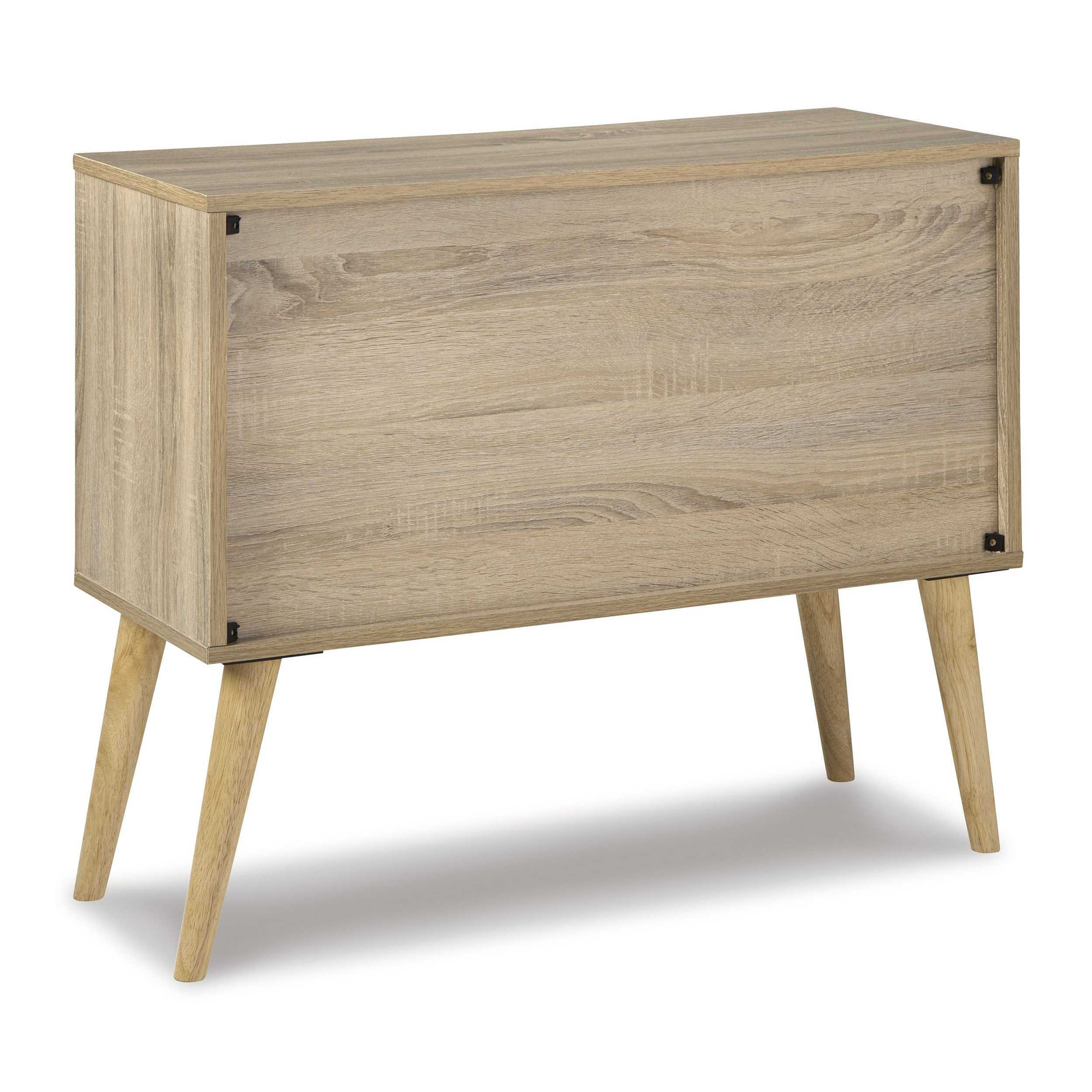 Orinfield 2-Door Accent Cabinet | Scandinavian White & Natural