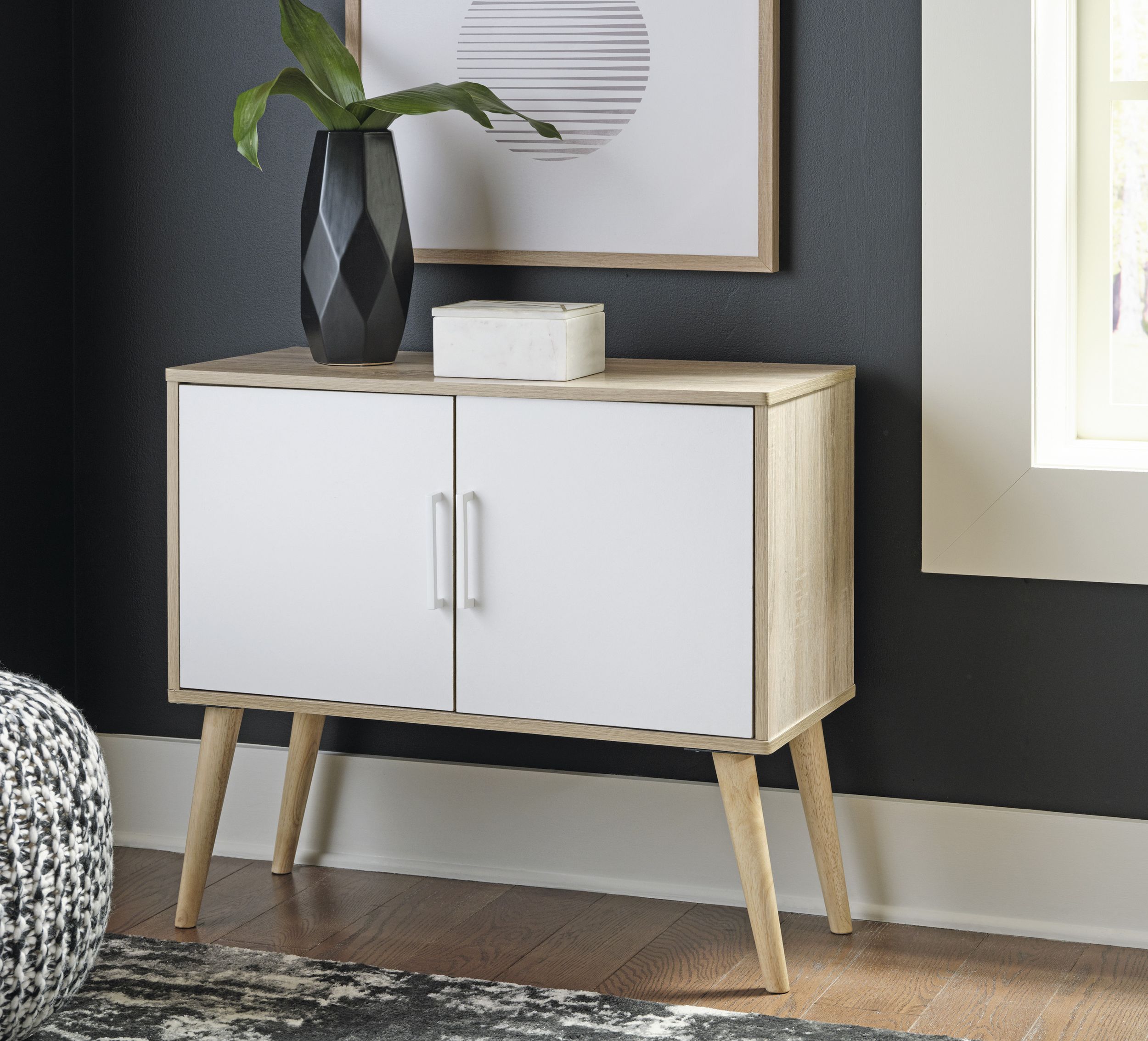 Orinfield 2-Door Accent Cabinet | Modern Storage Sideboard