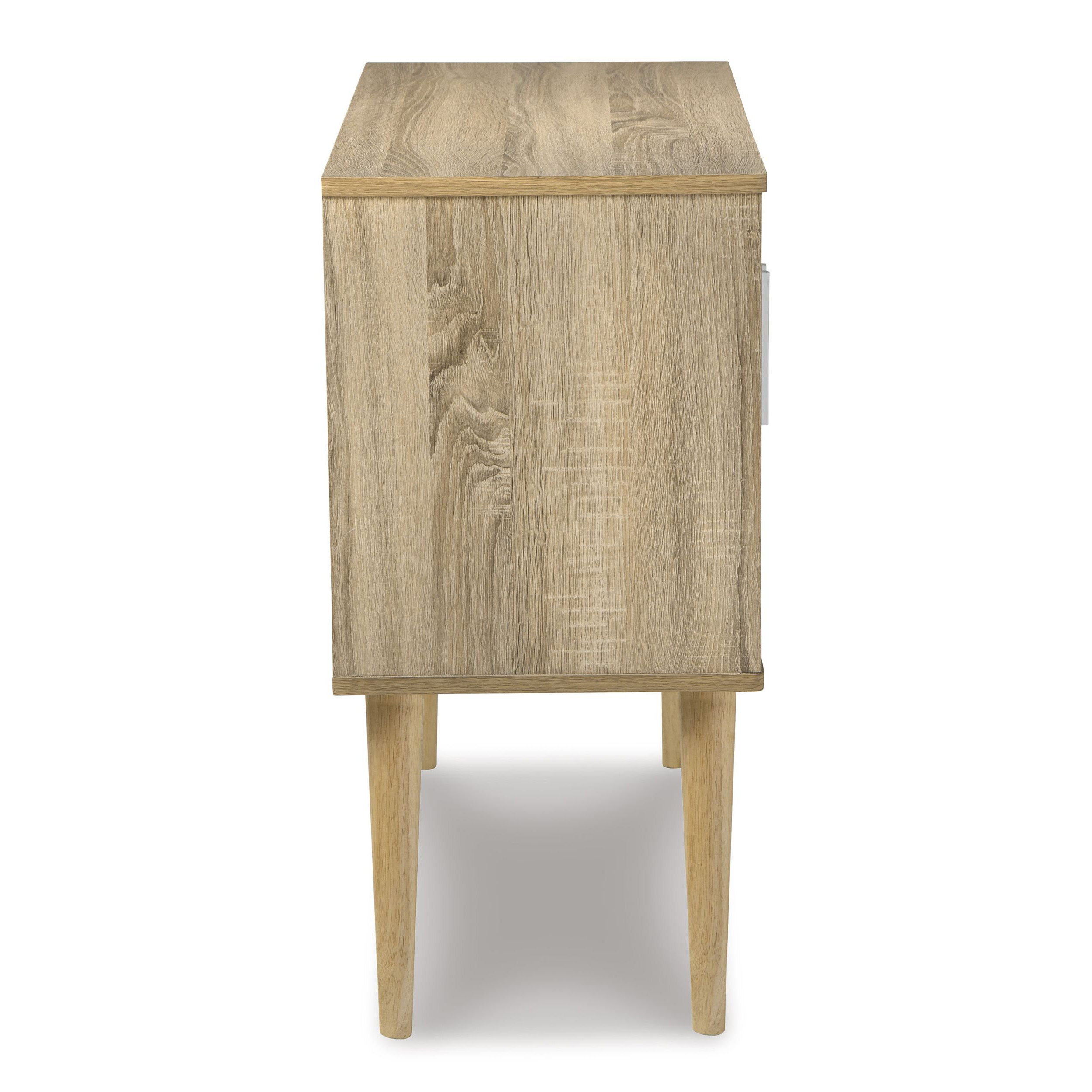 Orinfield 2-Door Accent Cabinet | Scandinavian White & Natural
