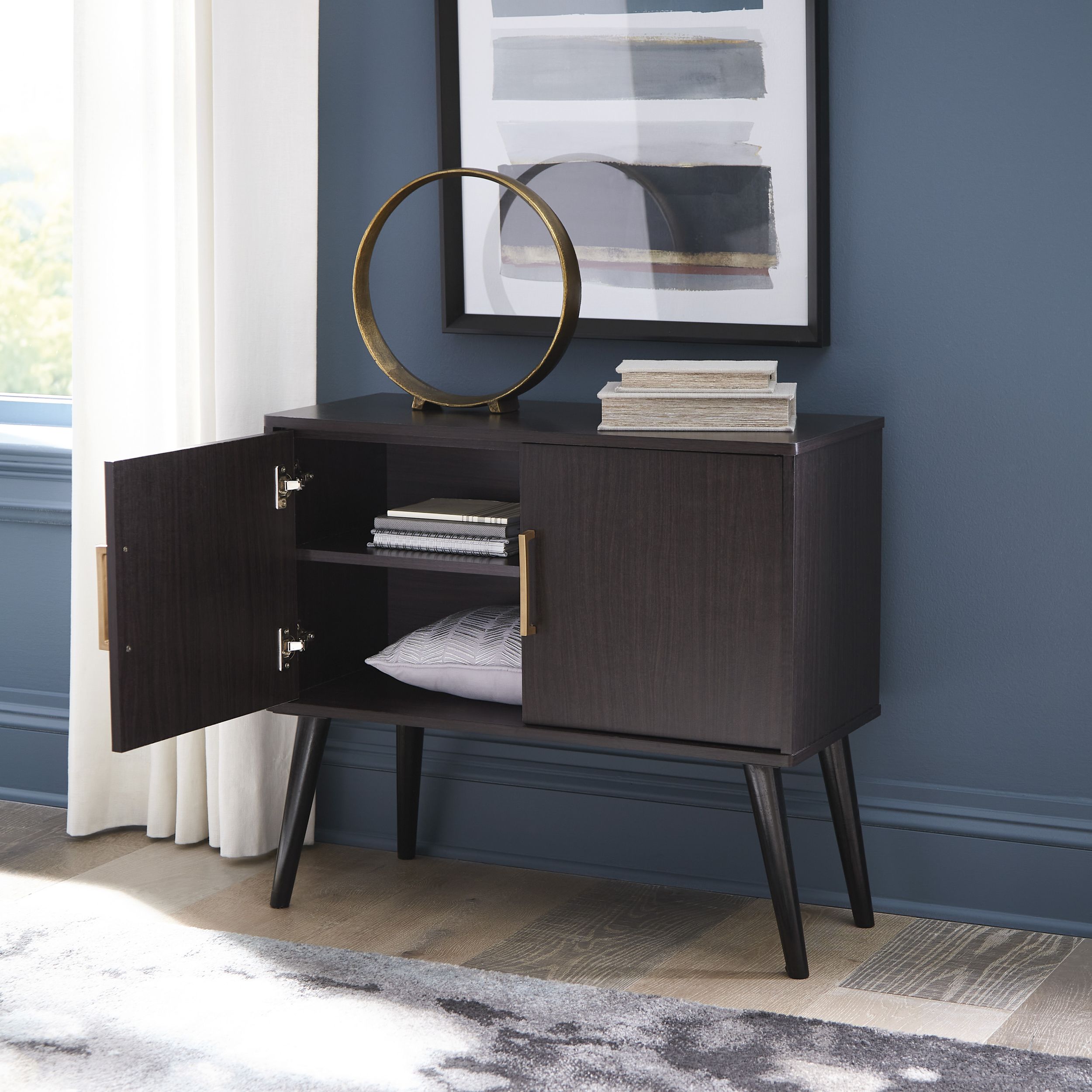 Orinfield 2-Door Accent Cabinet | Modern Storage Sideboard