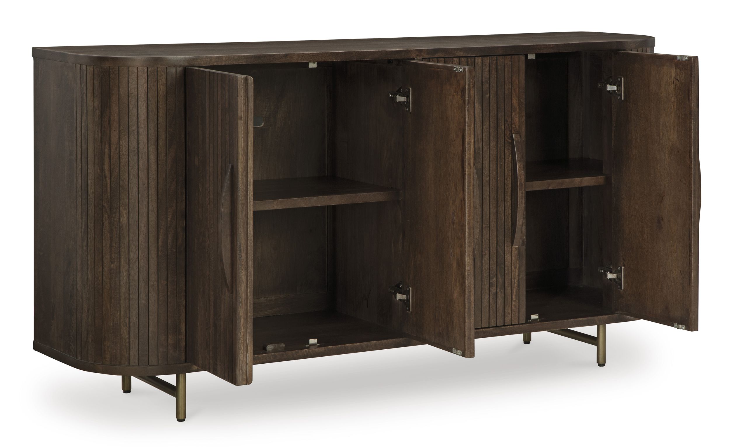 Amickly Wood Accent Cabinet w/2 Doors & 2 Shelves