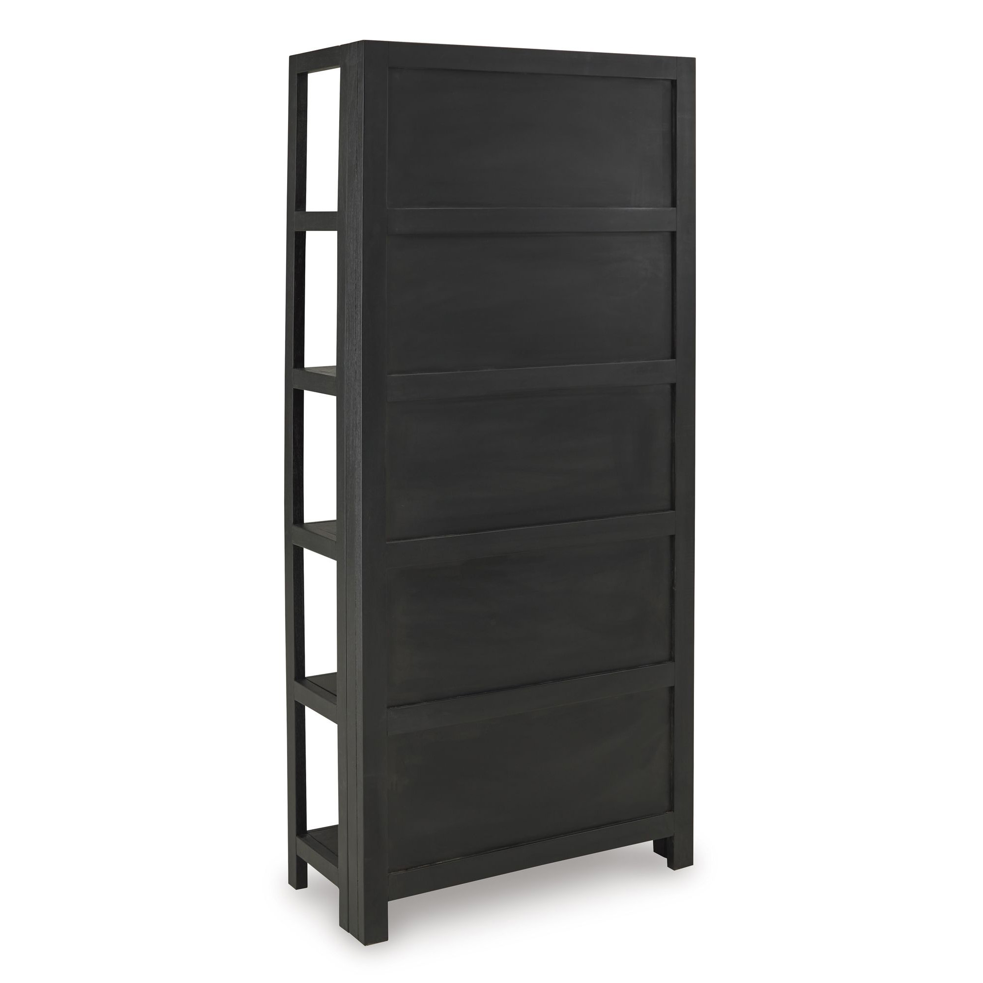 Abyard Wood/Rattan Bookcase