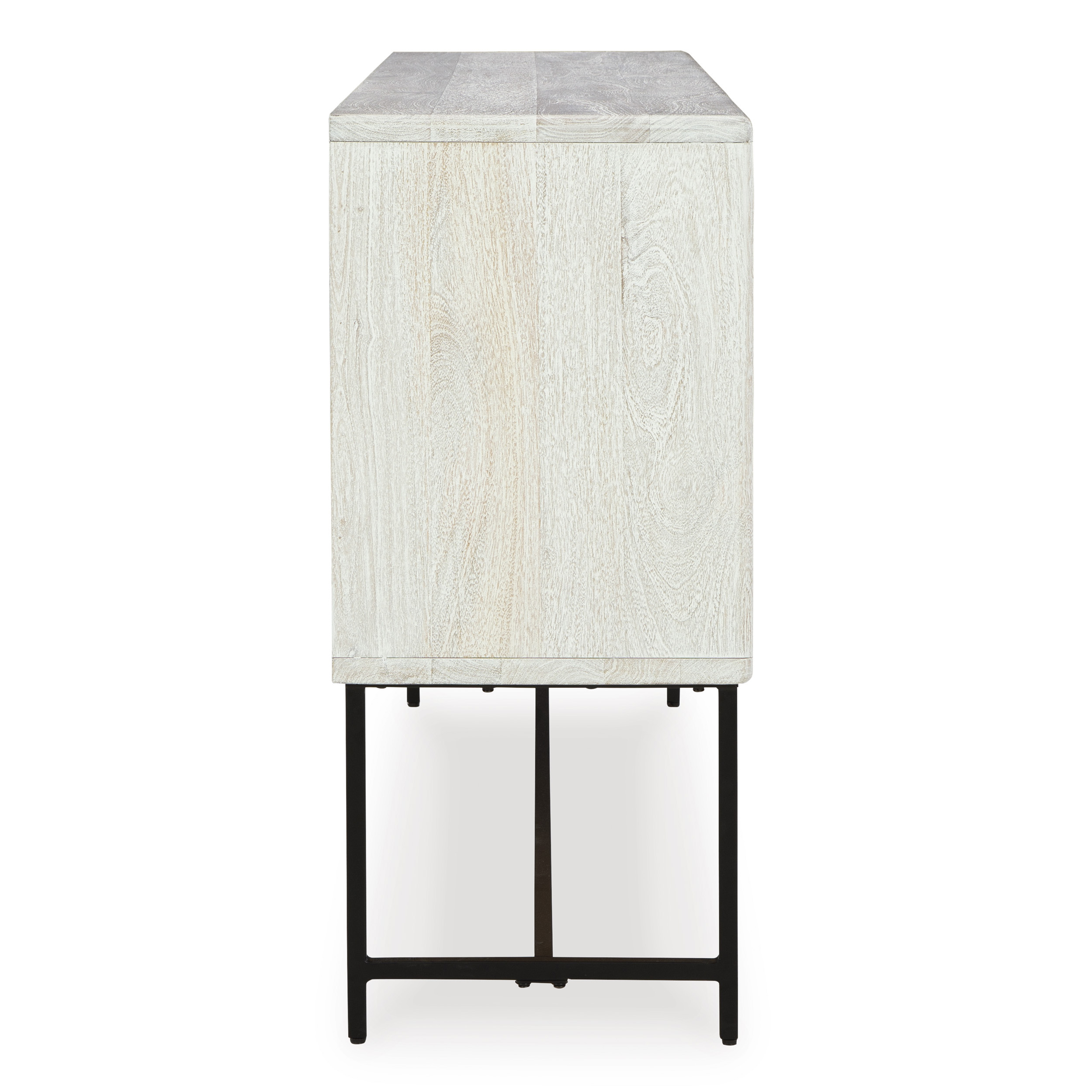 Freyton 3-Door Wood Accent Cabinet | Two-Toned Storage