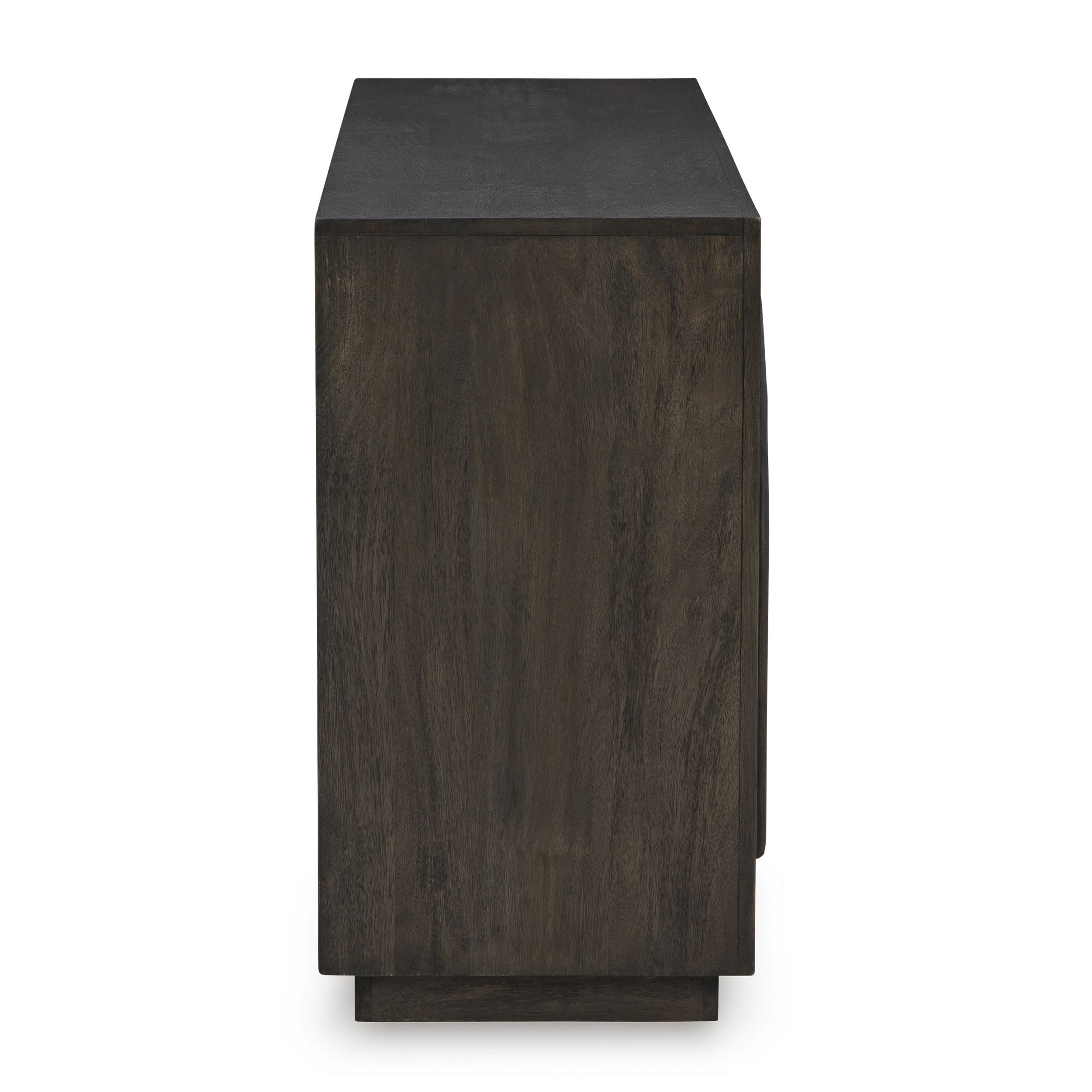 Dreley 4-Door Arched Accent Cabinet | Grayish Brown Buffet