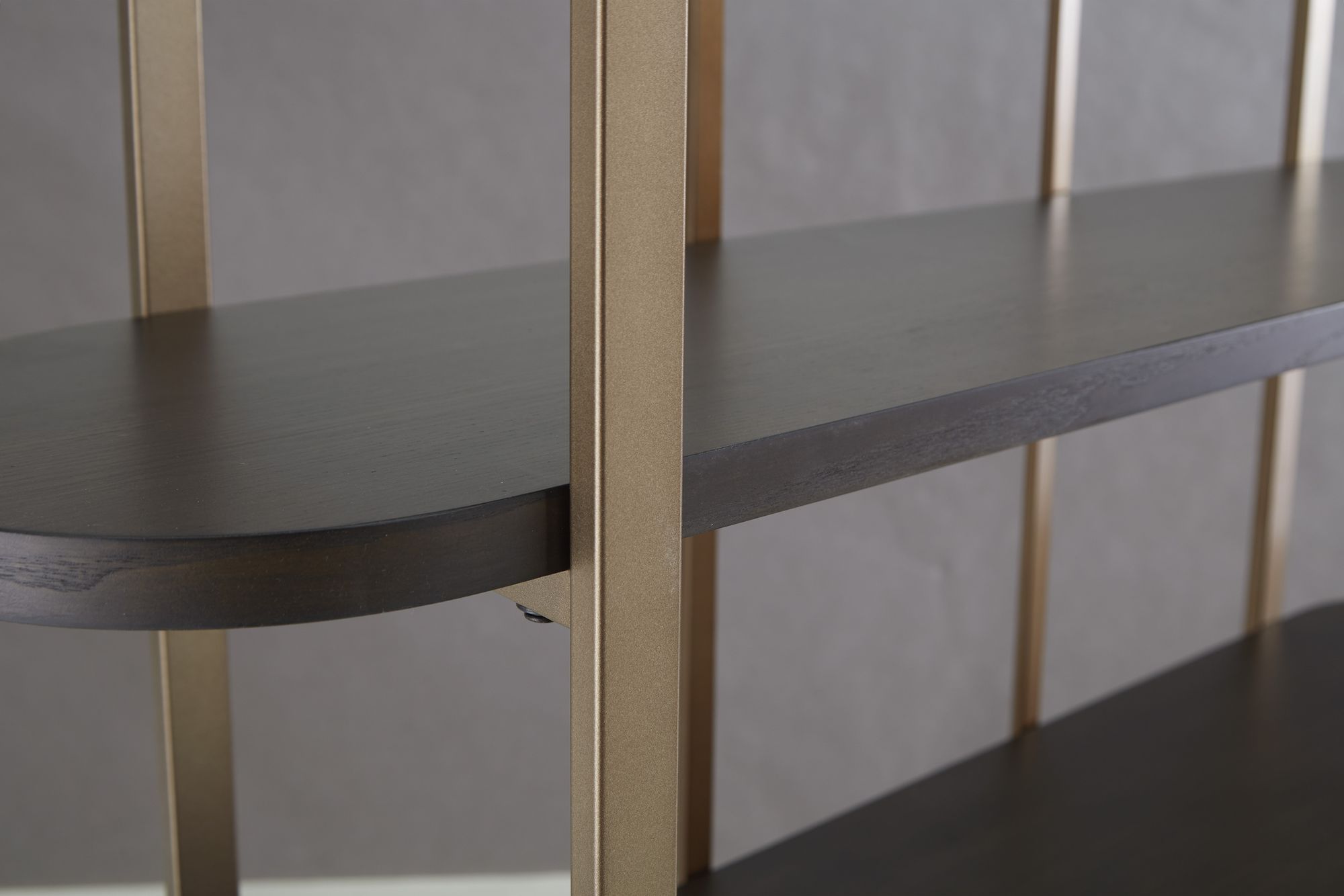 Brentmour Wood/Metal Bookcase