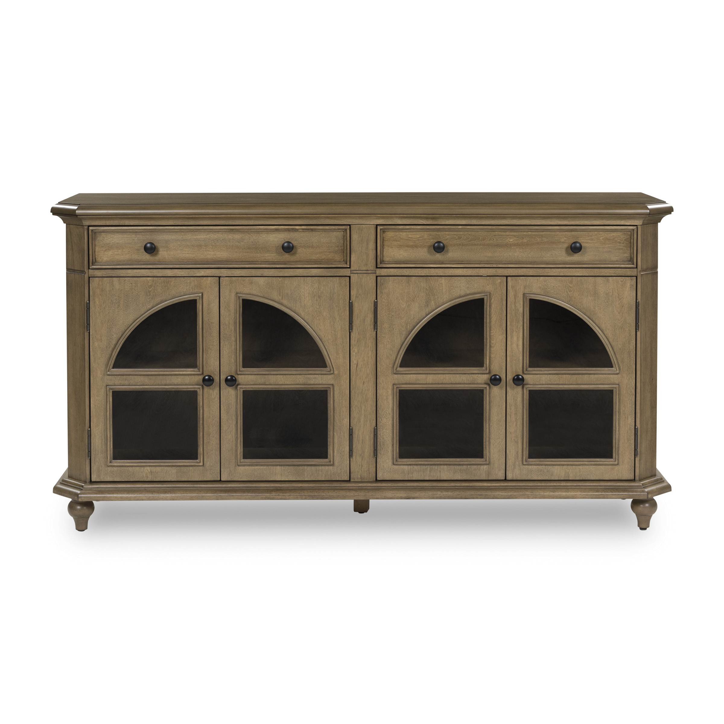 Barlomore 4-Door Wood Accent Cabinet | Brown Storage