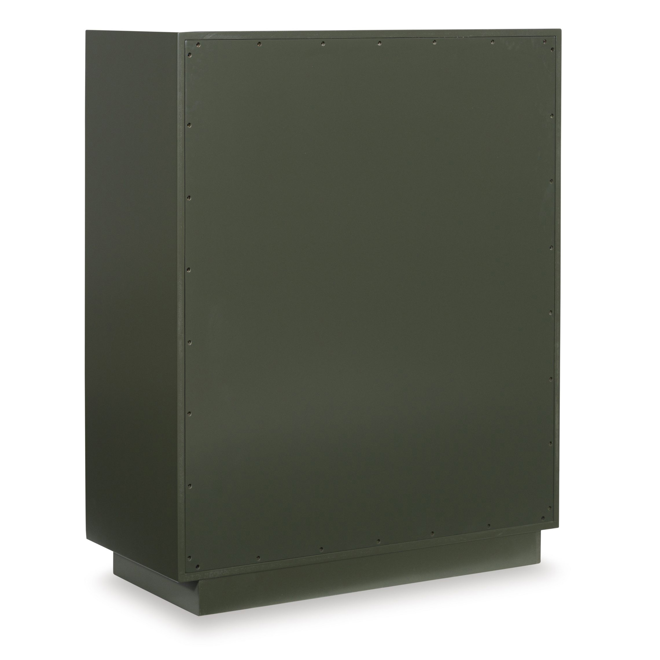 Geirwood 2-Door Accent Cabinet | Dark Green & Gold Statement