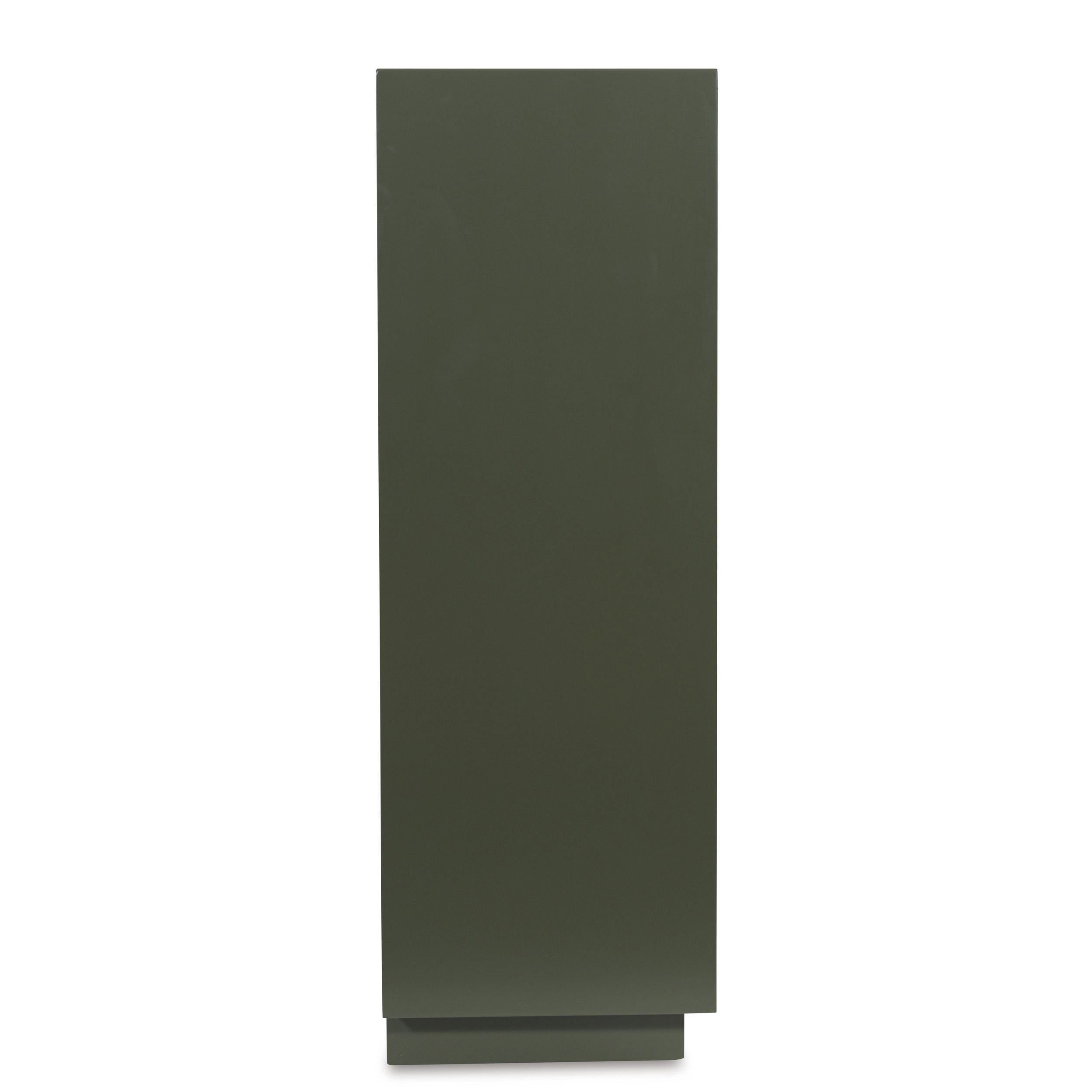Geirwood 2-Door Accent Cabinet | Dark Green & Gold Statement
