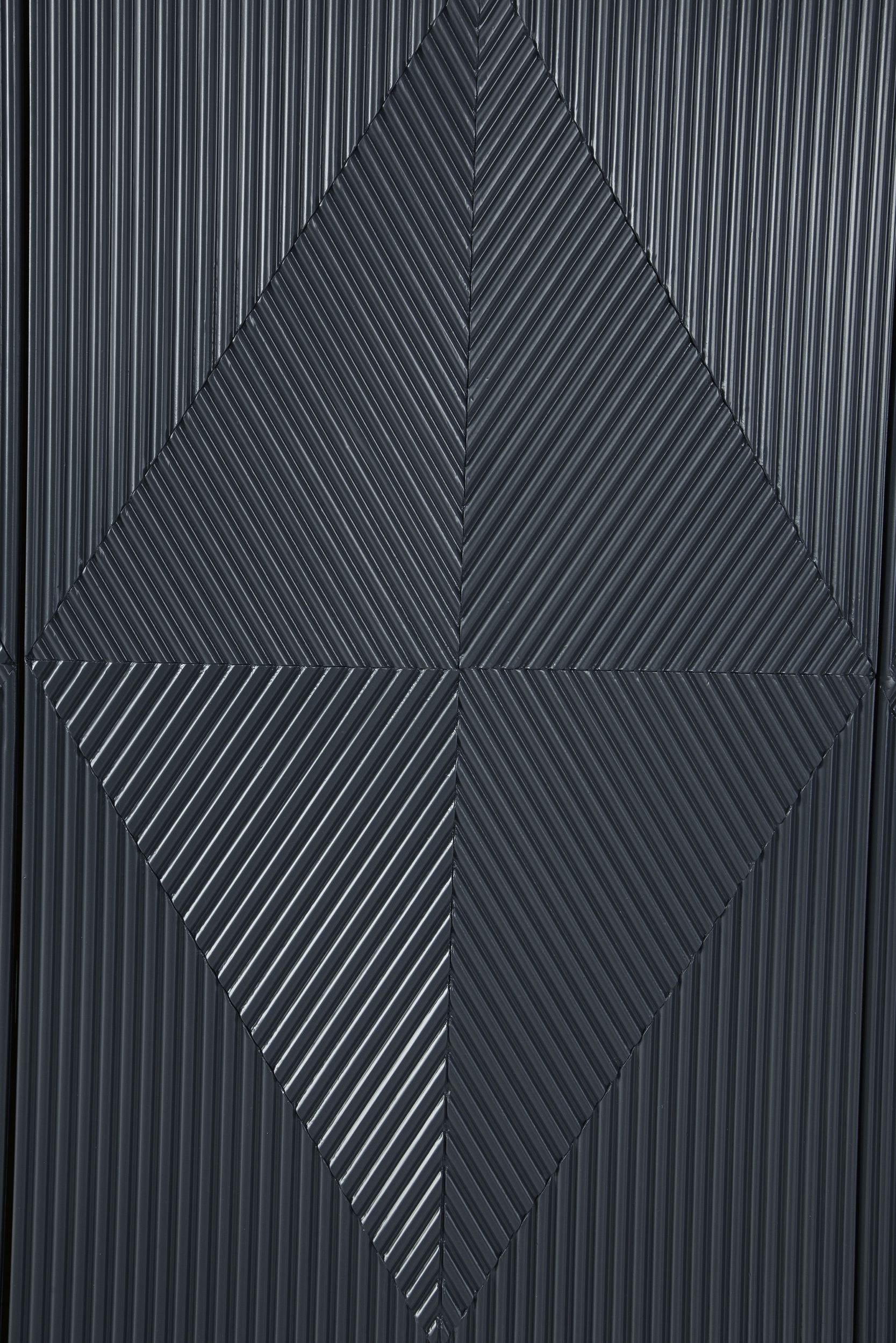 Loirwick 2-Door Accent Cabinet | Dark Blue Statement Storage
