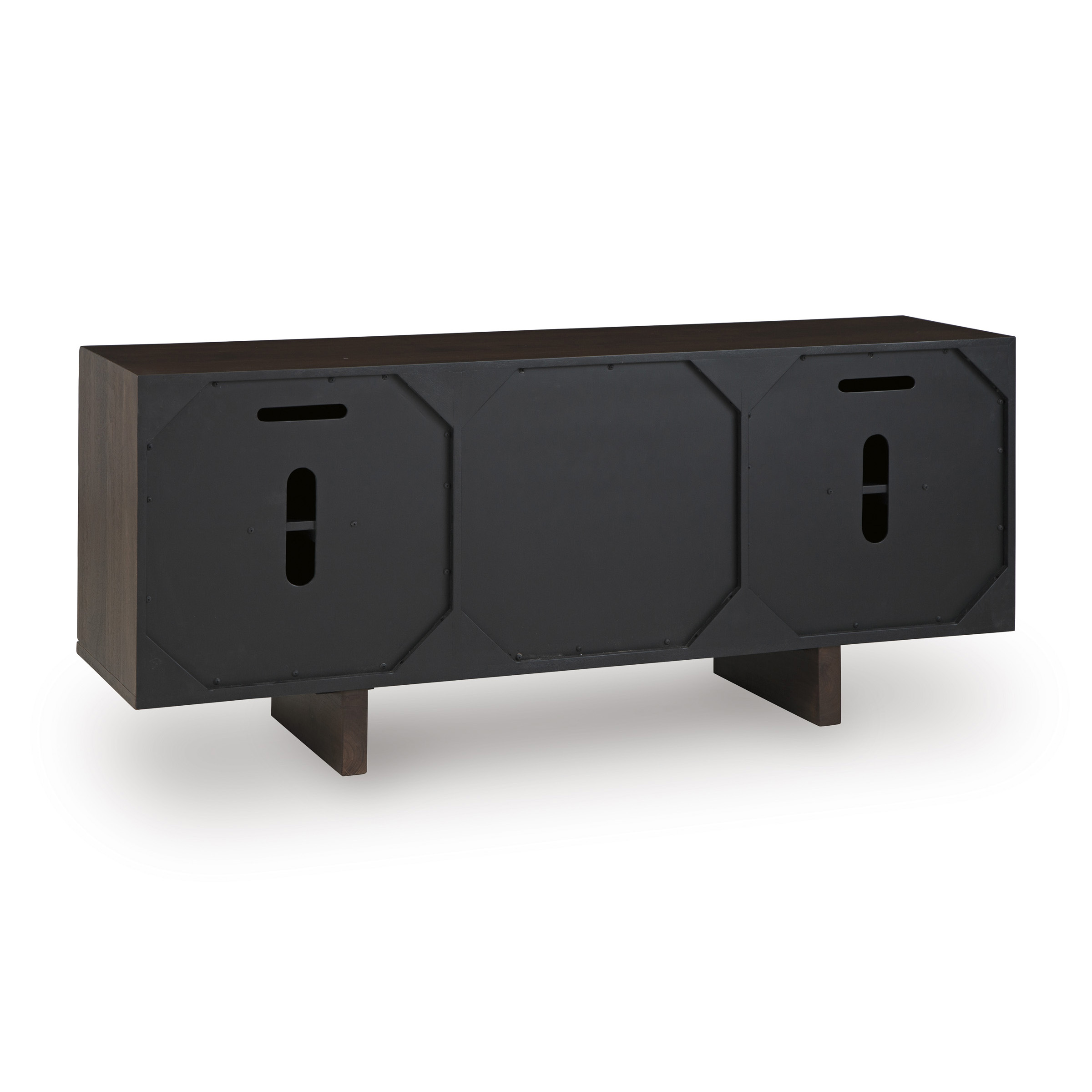 Kydler 2-Door & 2-Drawer Wood Accent Cabinet | Brown Storage