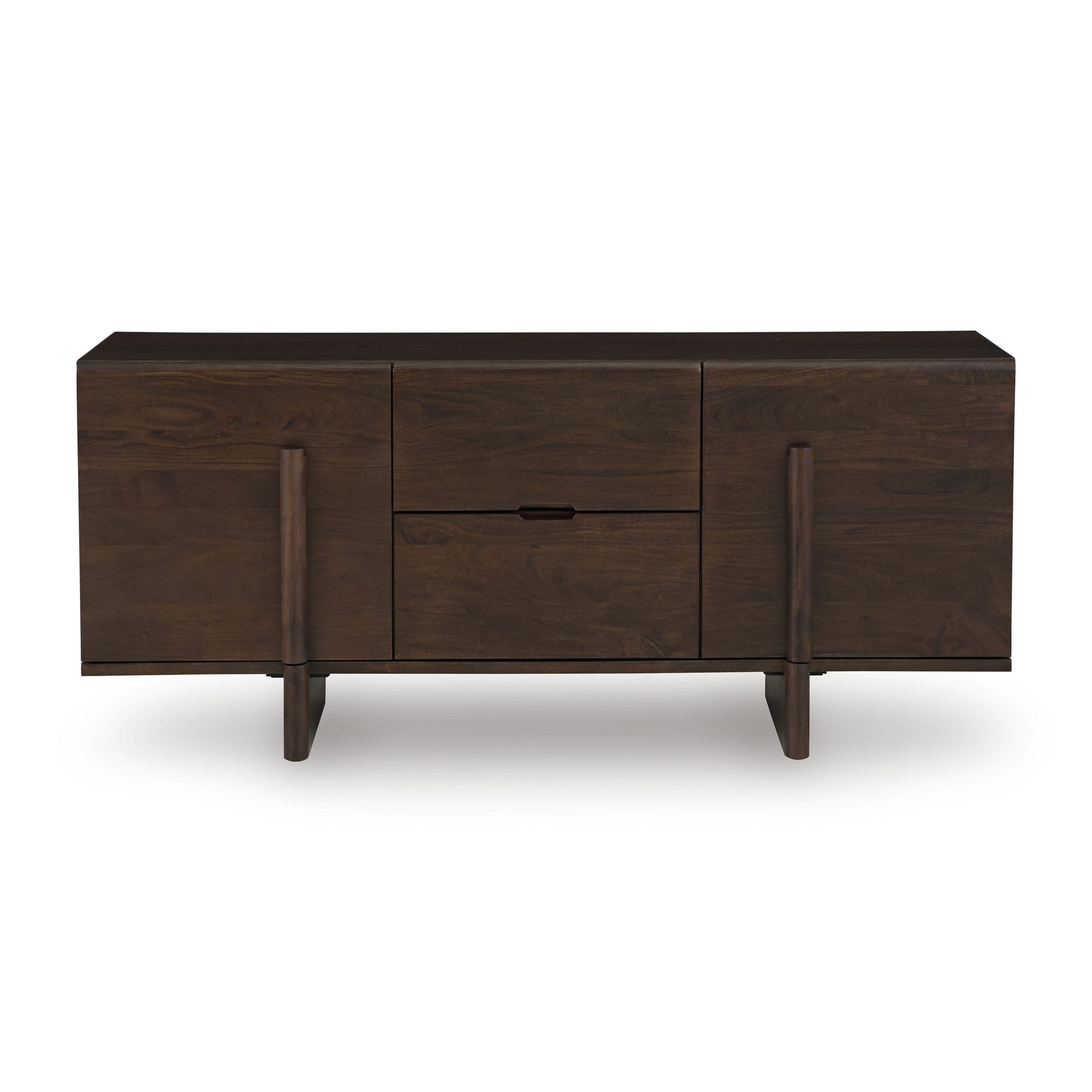 Kydler 2-Door & 2-Drawer Wood Accent Cabinet | Brown Storage