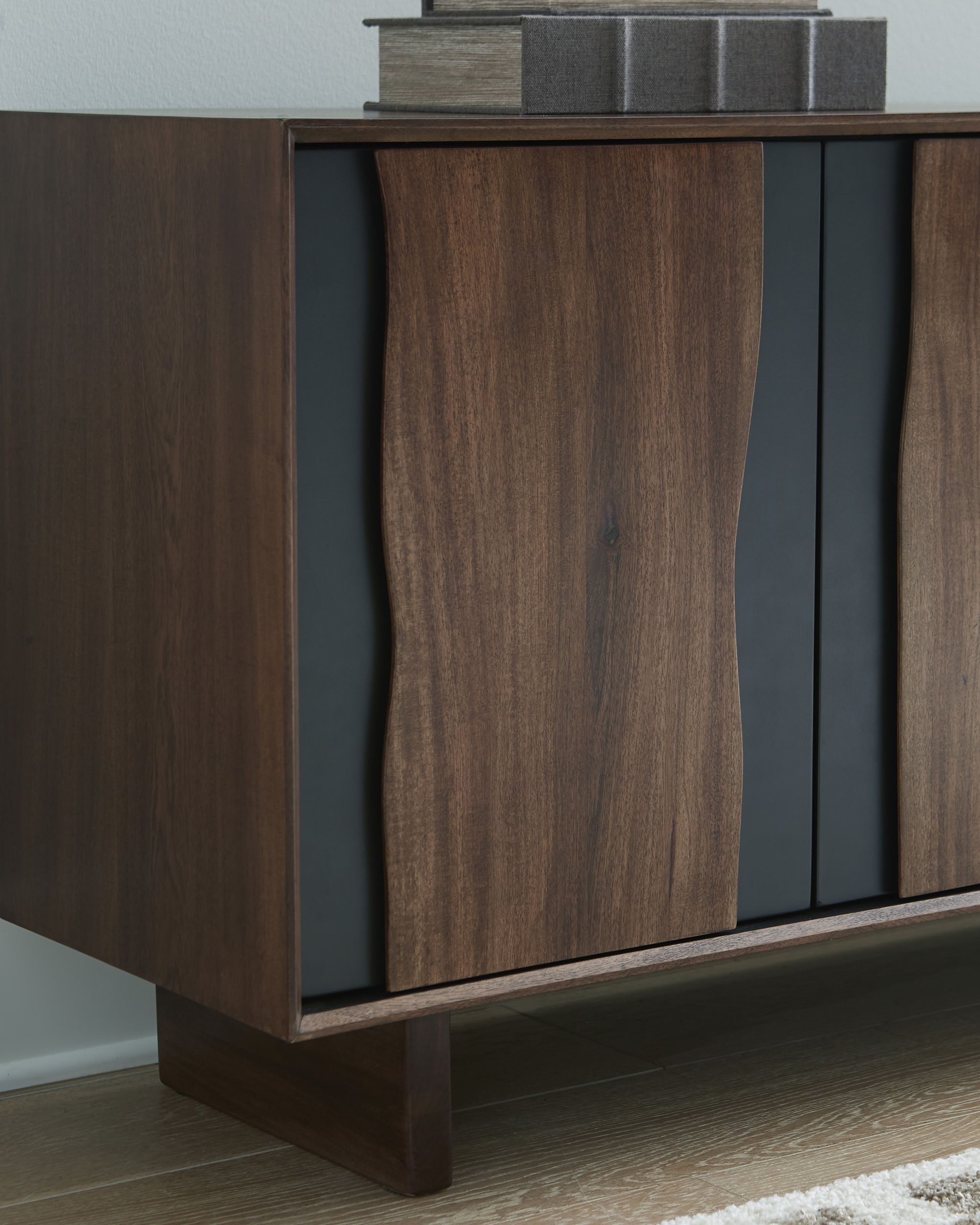 Welby 3-Door Accent Cabinet | Live Edge Acacia Wood Sideboard
