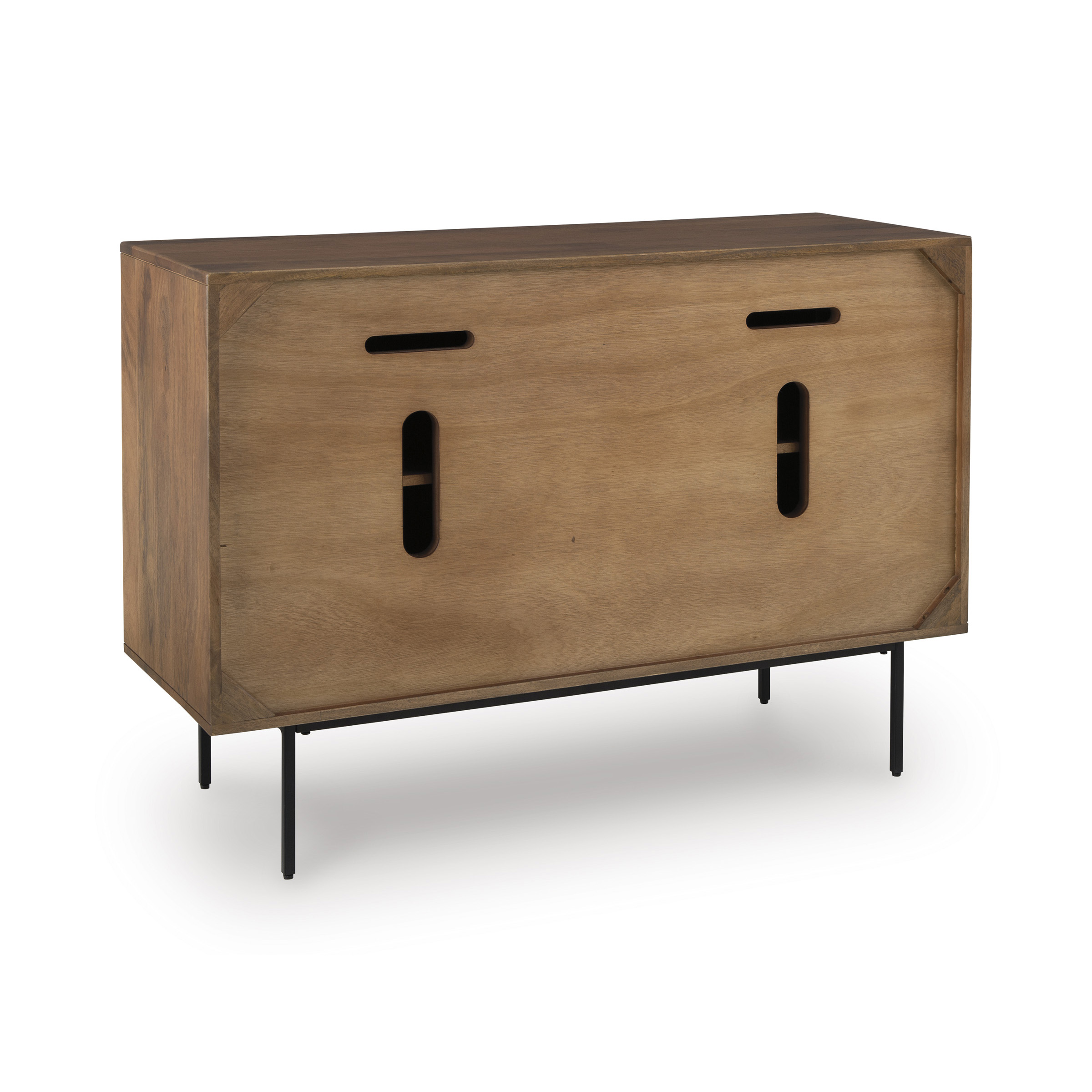 Juddins 2-Door Wood Accent Cabinet | Brown Storage Buffet