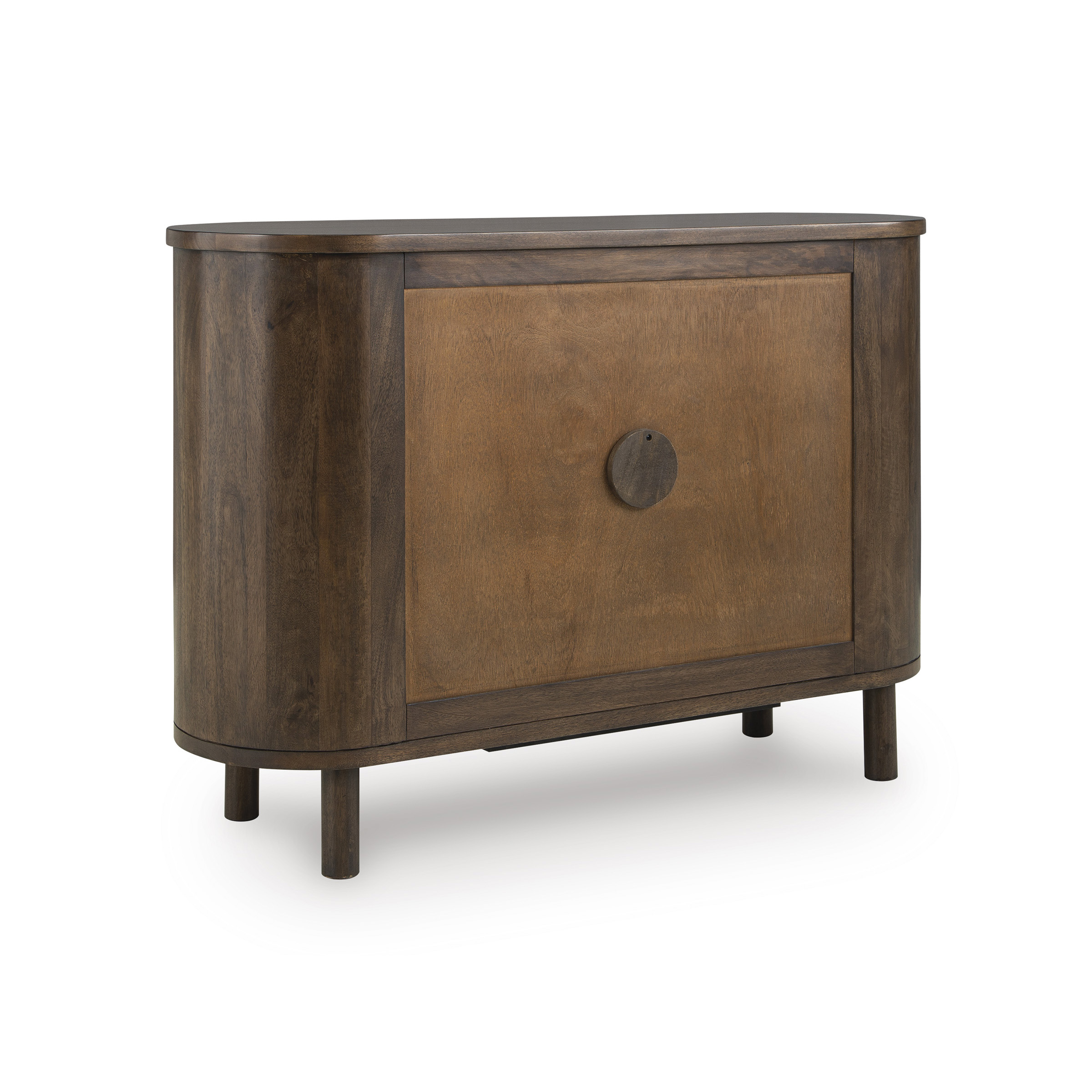 Mayridge 2-Door Wood Accent Cabinet | Medium Brown Storage