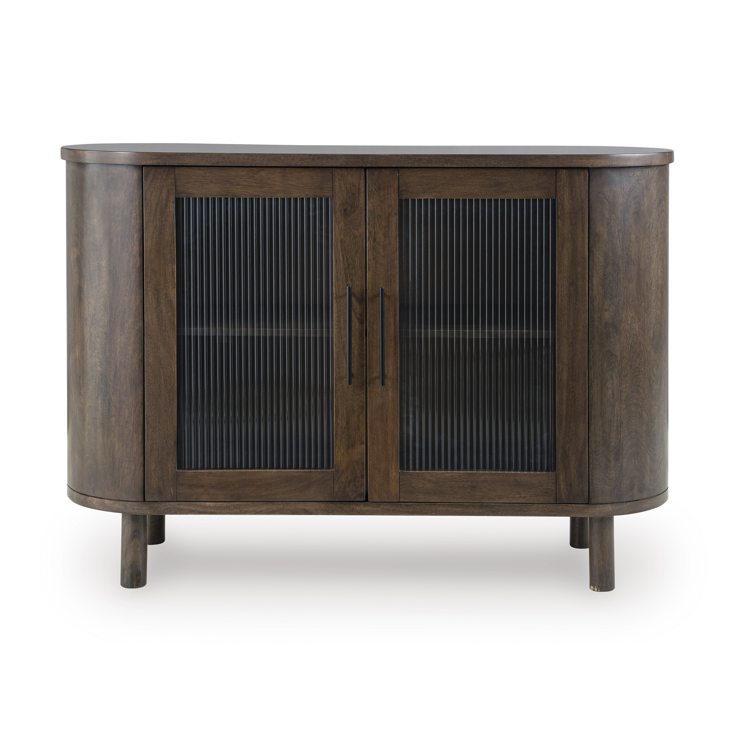 Mayridge 2-Door Wood Accent Cabinet | Medium Brown Storage