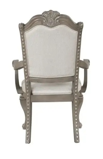 Orsina Silver Arm Chair Set of 2