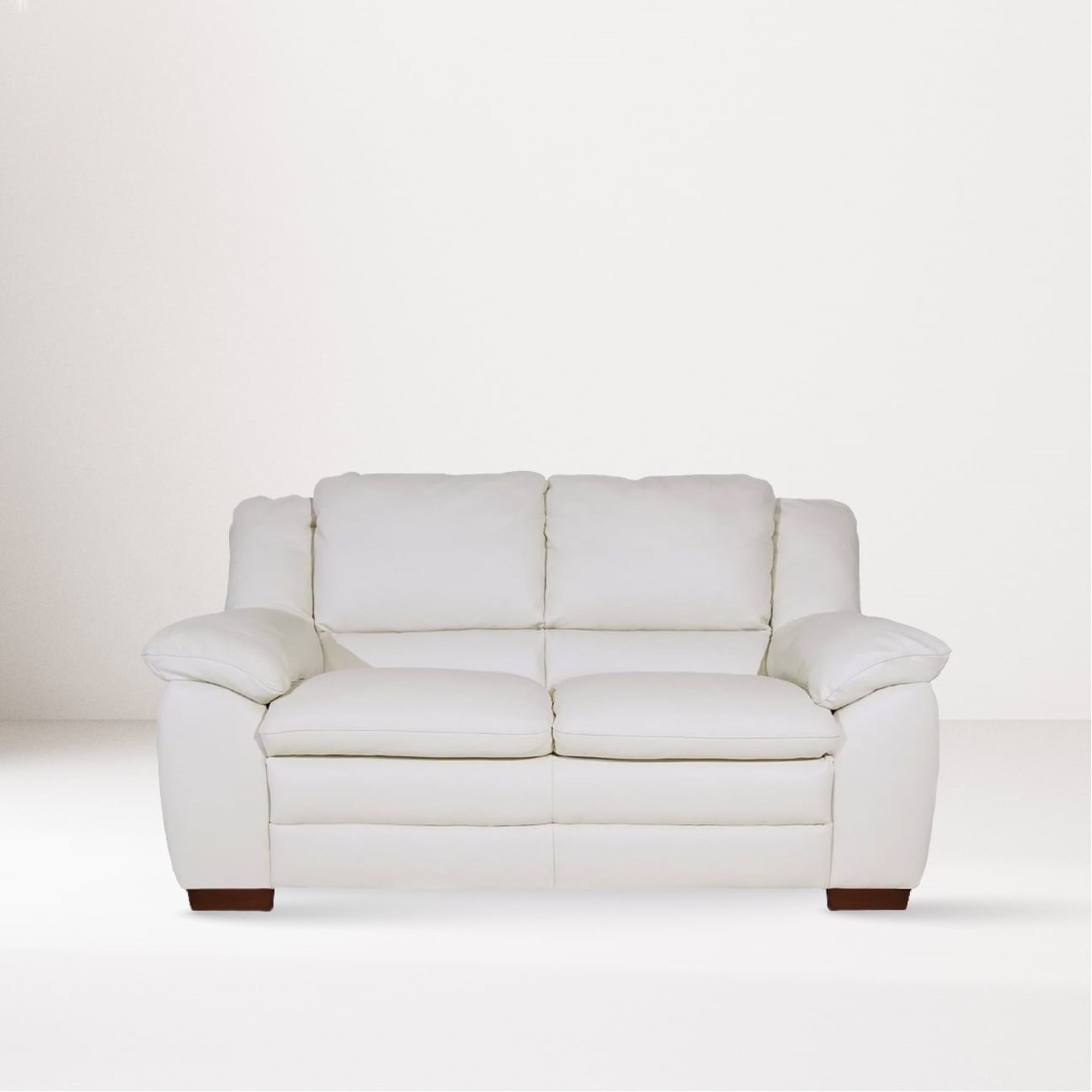 Prudenza Leather Loveseat