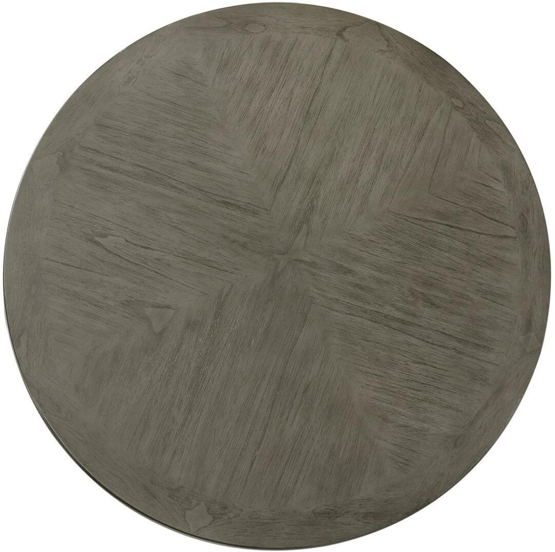 Nisky Transitional Round Wood Dining Table