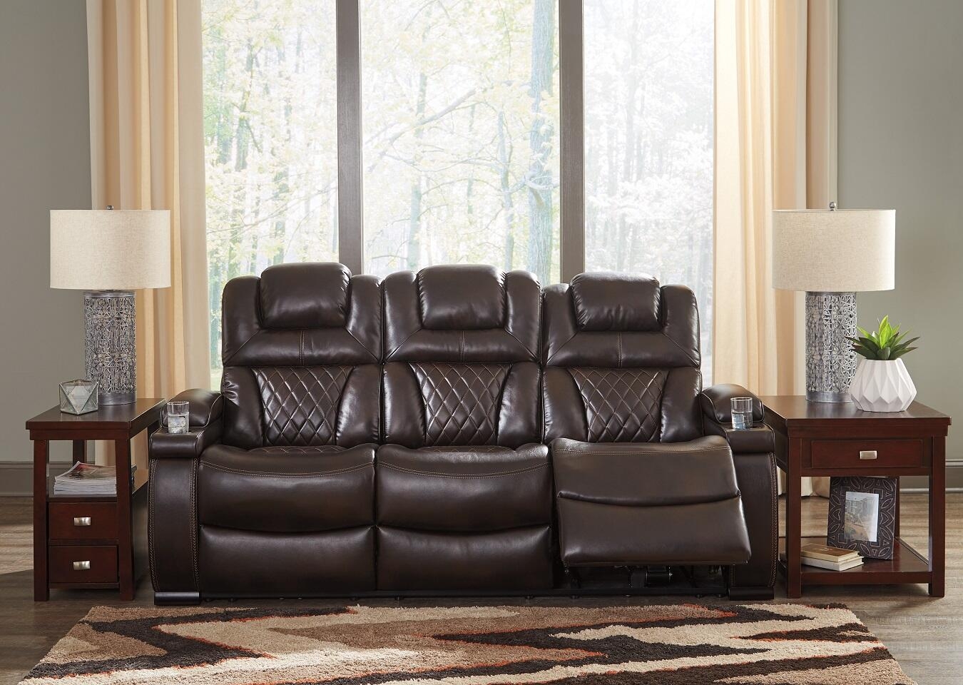 Ashley Warnerton Dual Power Reclining Sofa