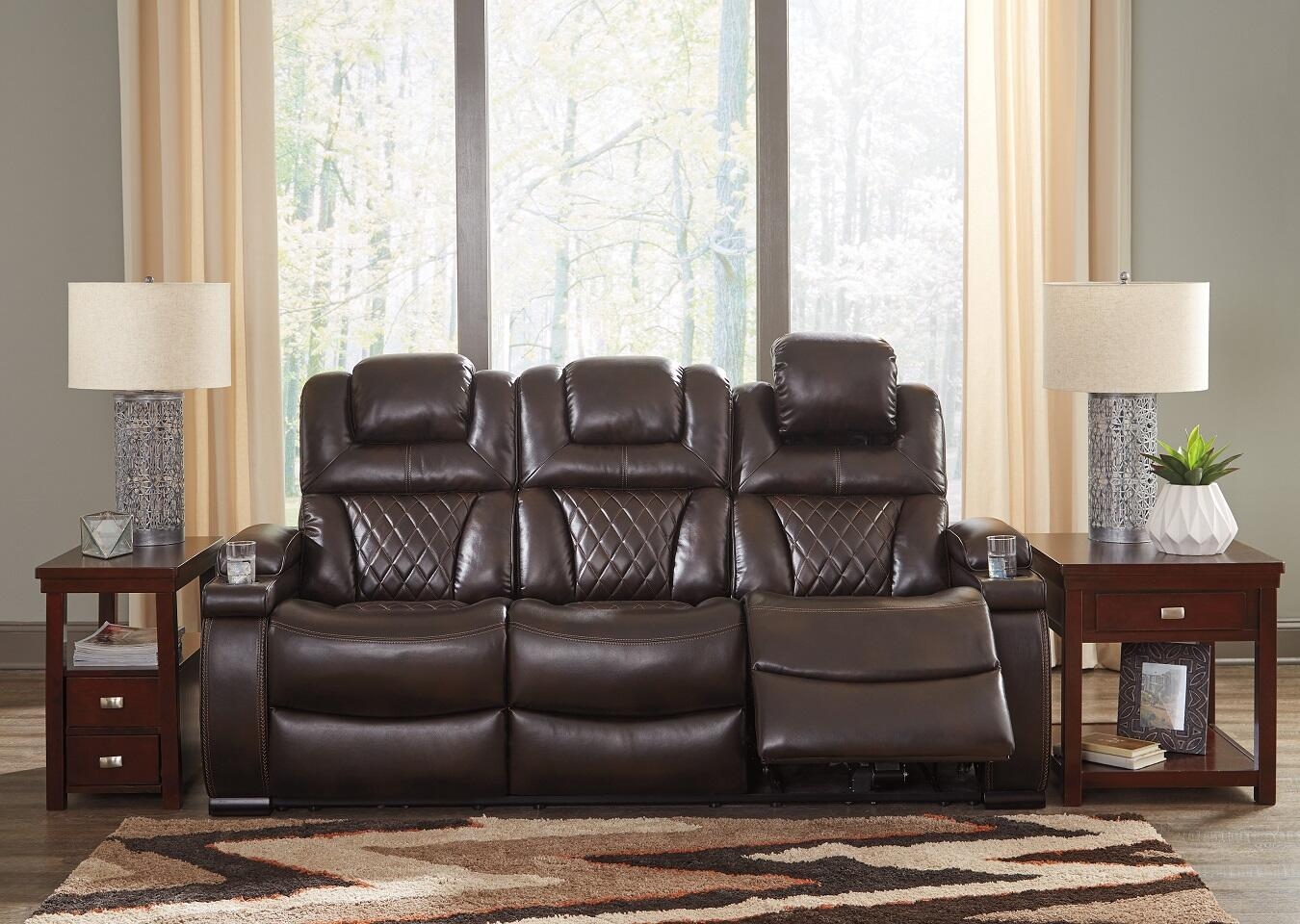 Ashley Warnerton Dual Power Reclining Sofa