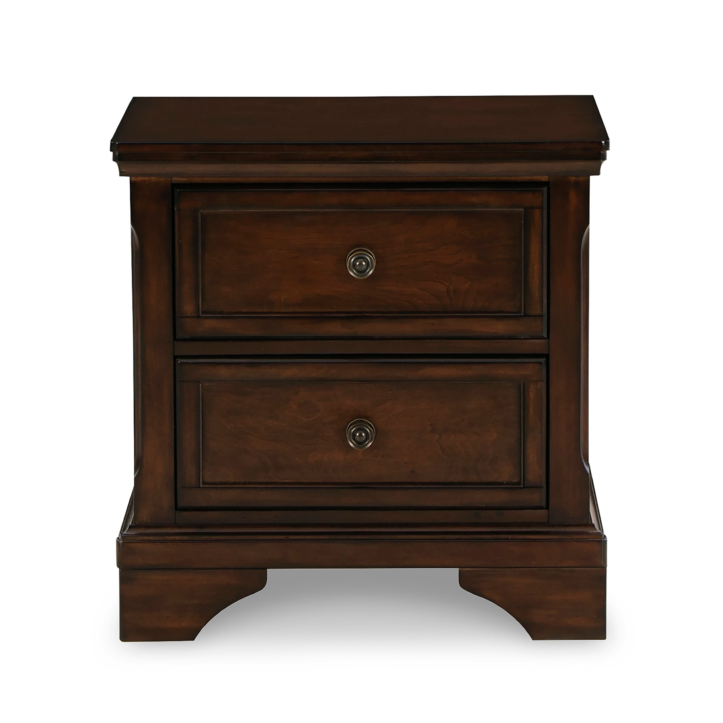 Ashley SM Brookbauer 2-Drawer Wood Veneer Nightstand