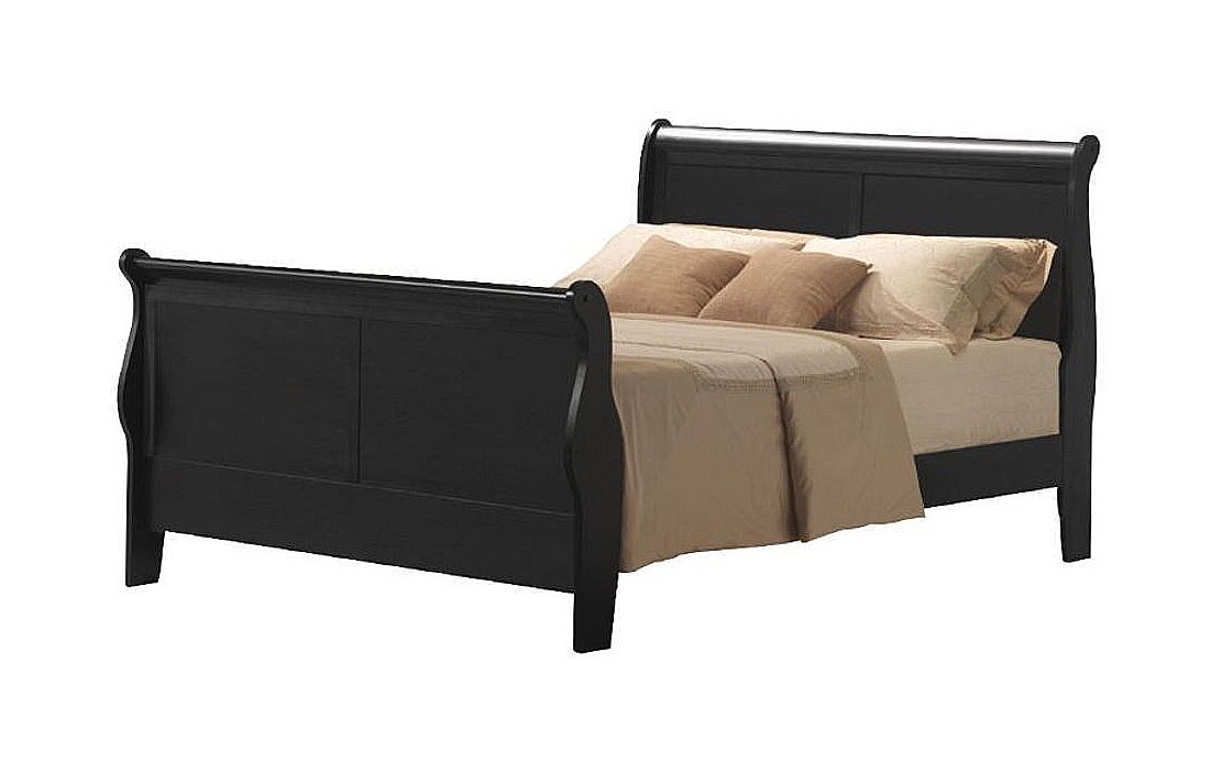 Louis Philippe III Sleigh Bed