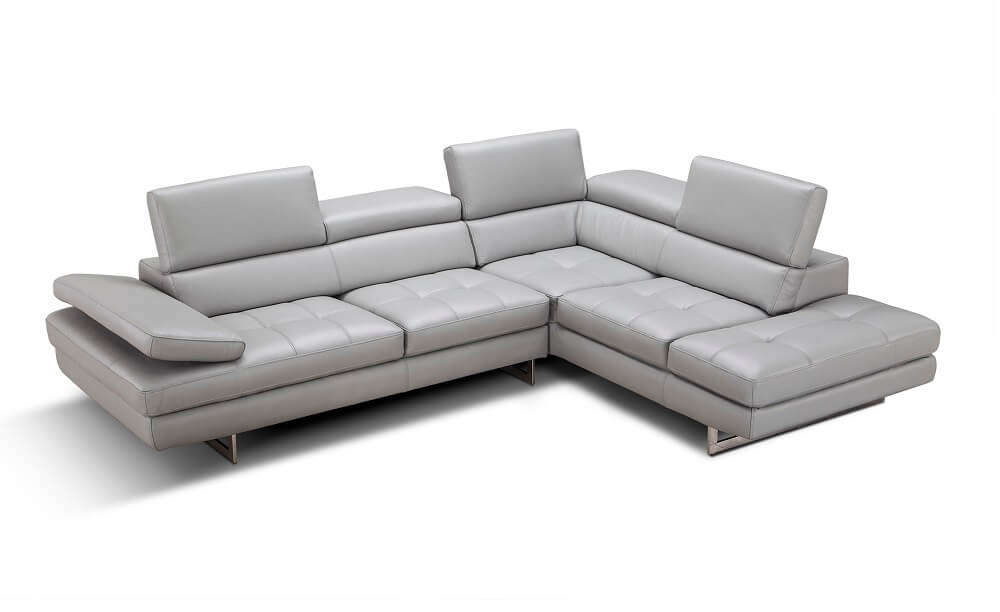 Aurora Dark Gray RAF Sectional Sofa