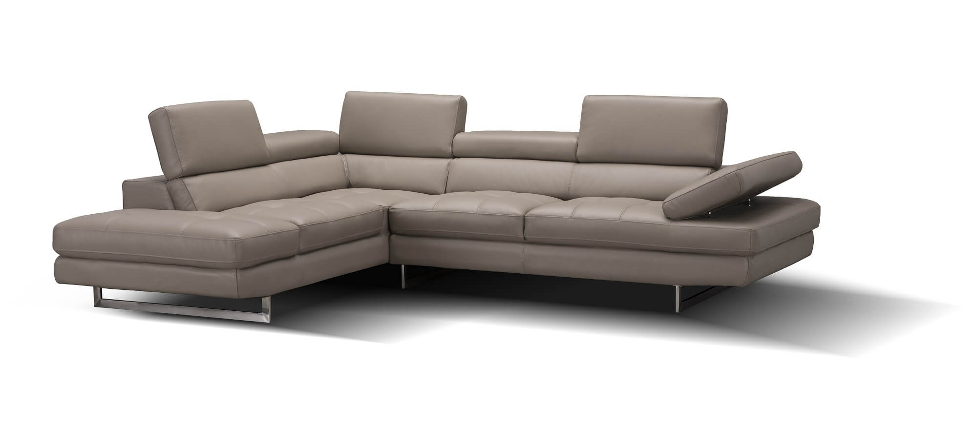A761 Italian Leather Sectional - Thumbnail 2