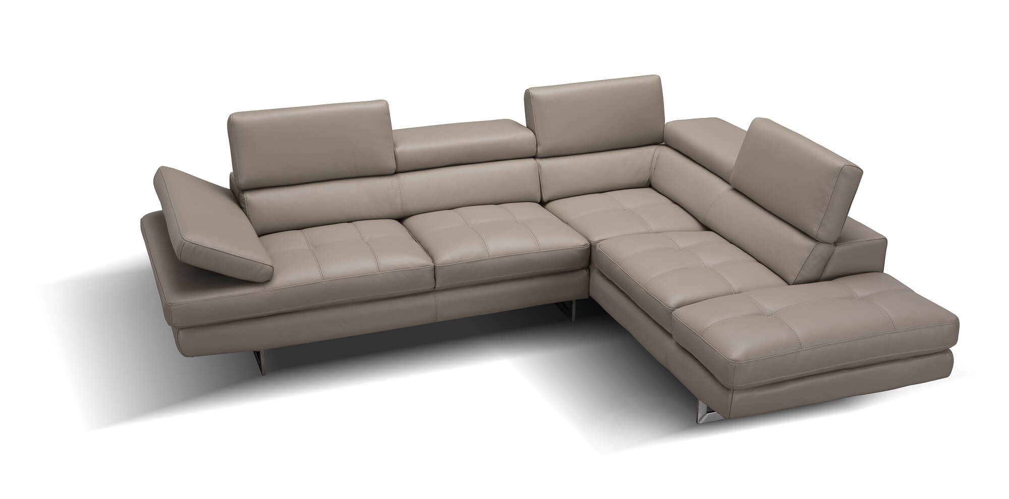 A761 Italian Leather Sectional