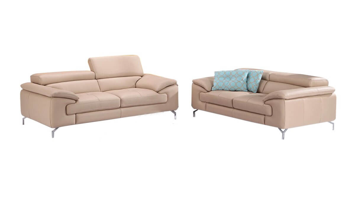 A973 Premium Leather Living Room Set