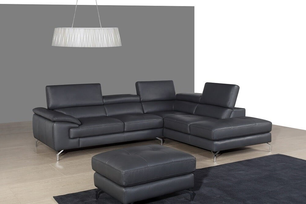 A973 Premium Leather Sectional Sofa