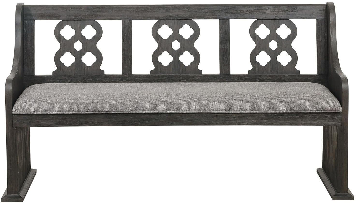 Arasina Traditional Fabric Dining Bench
