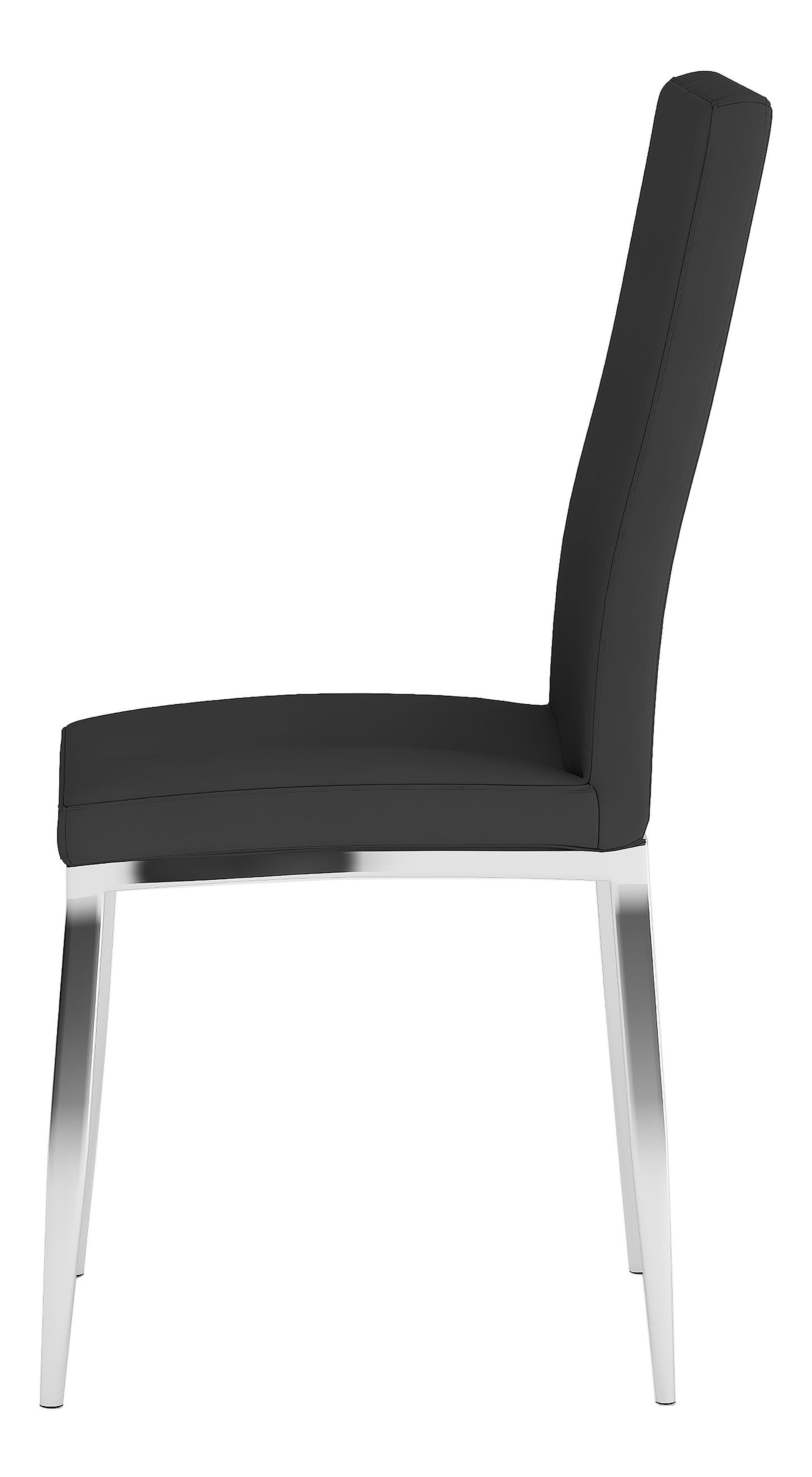 Abigail Curved Back PU Side Chair
