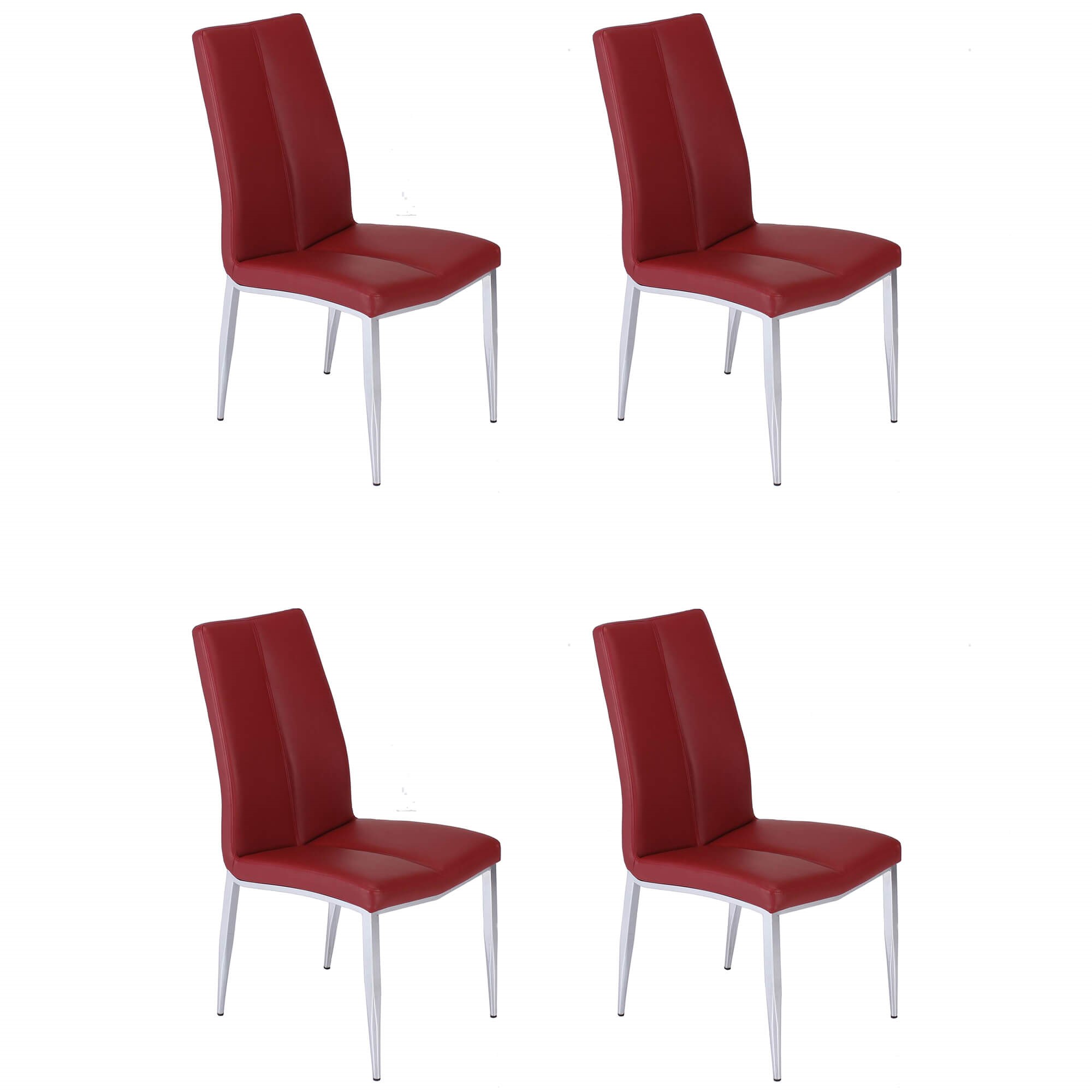 Abigail Curved Back PU Side Chair