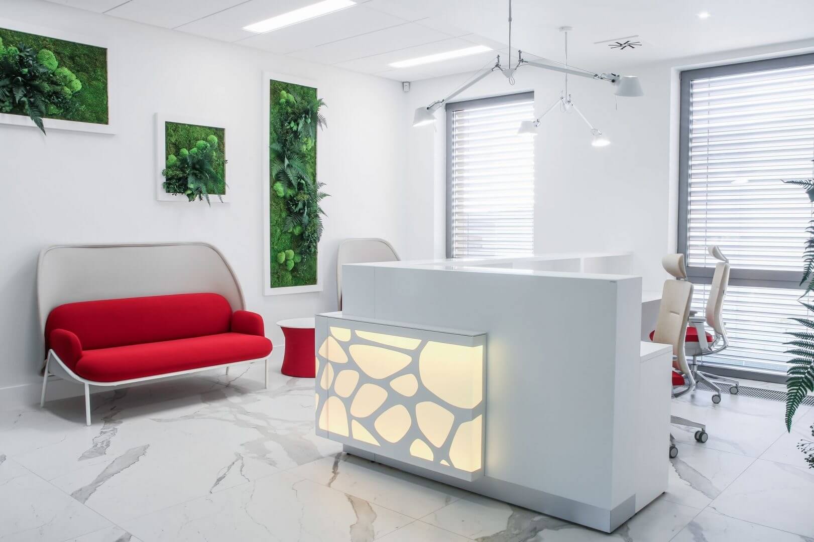 ORGANIC Customizable Reception Desk