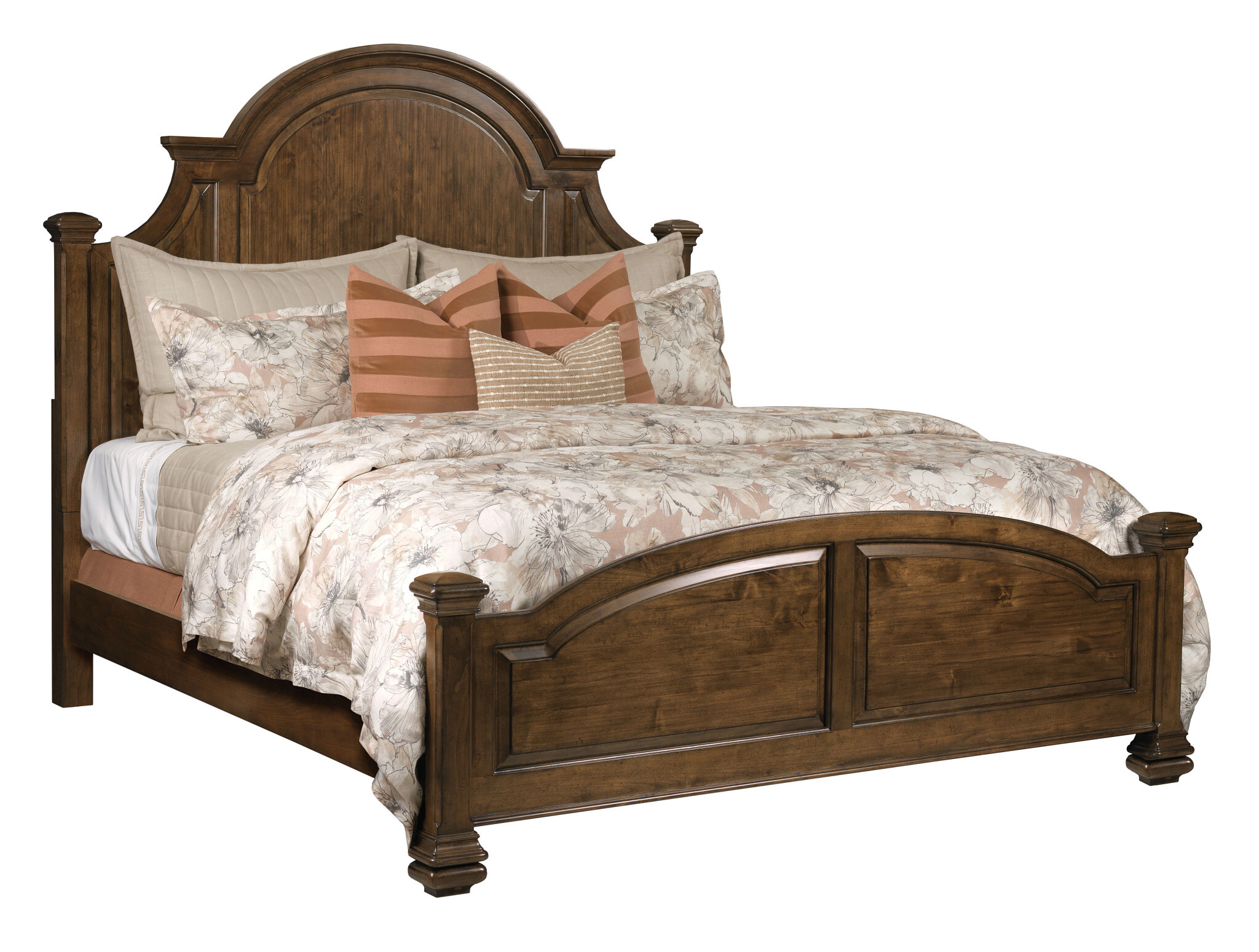 Commonwealth Allenby Wood Panel Bedroom Set