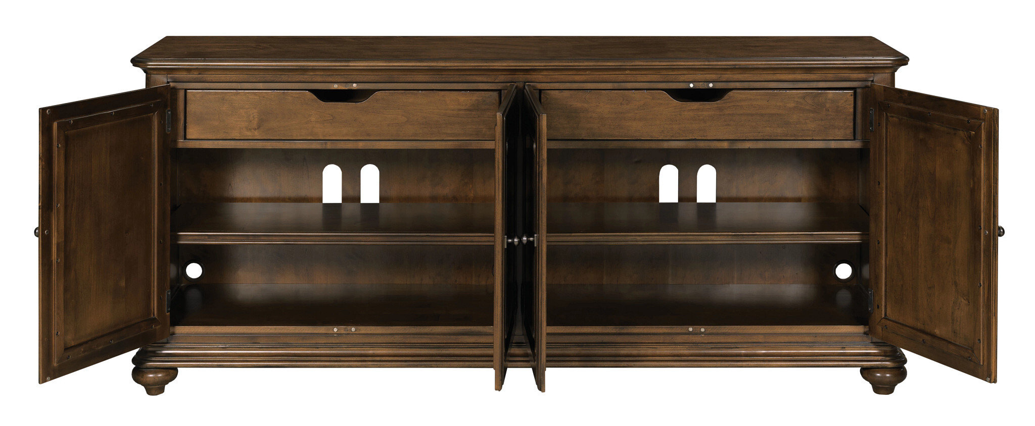 Commonwealth Morton 76" Wood Entertainment Console w/4 Doors