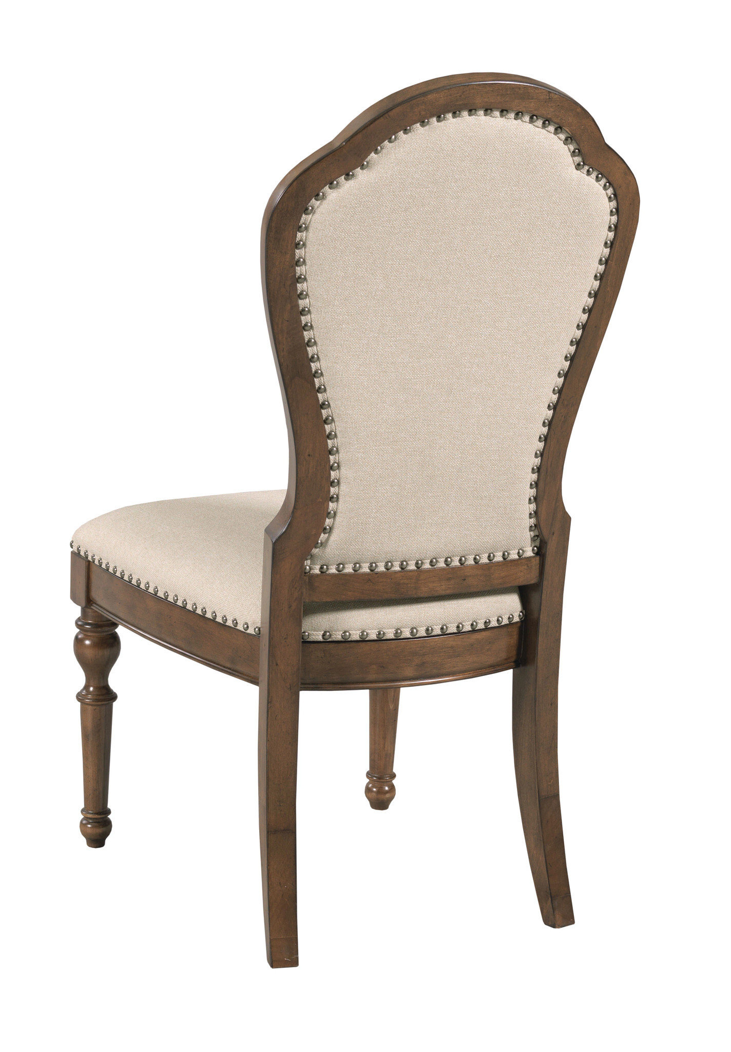 Commonwealth Kirkman Wood/Fabric Upholstered Back Side Chair